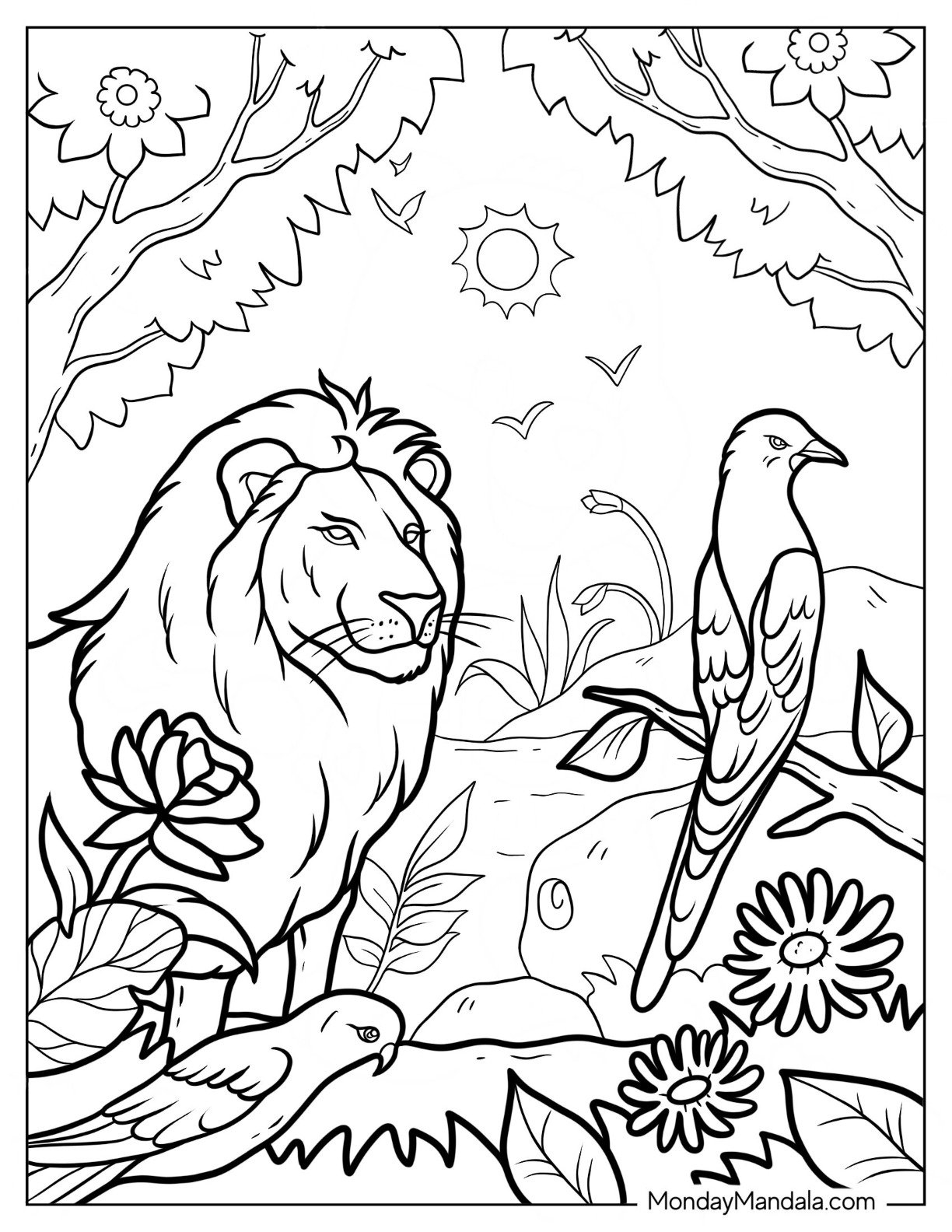 33 Jungle Coloring Pages Free PDF Printables  33 Jungle Coloring Pages Free PDF Printables