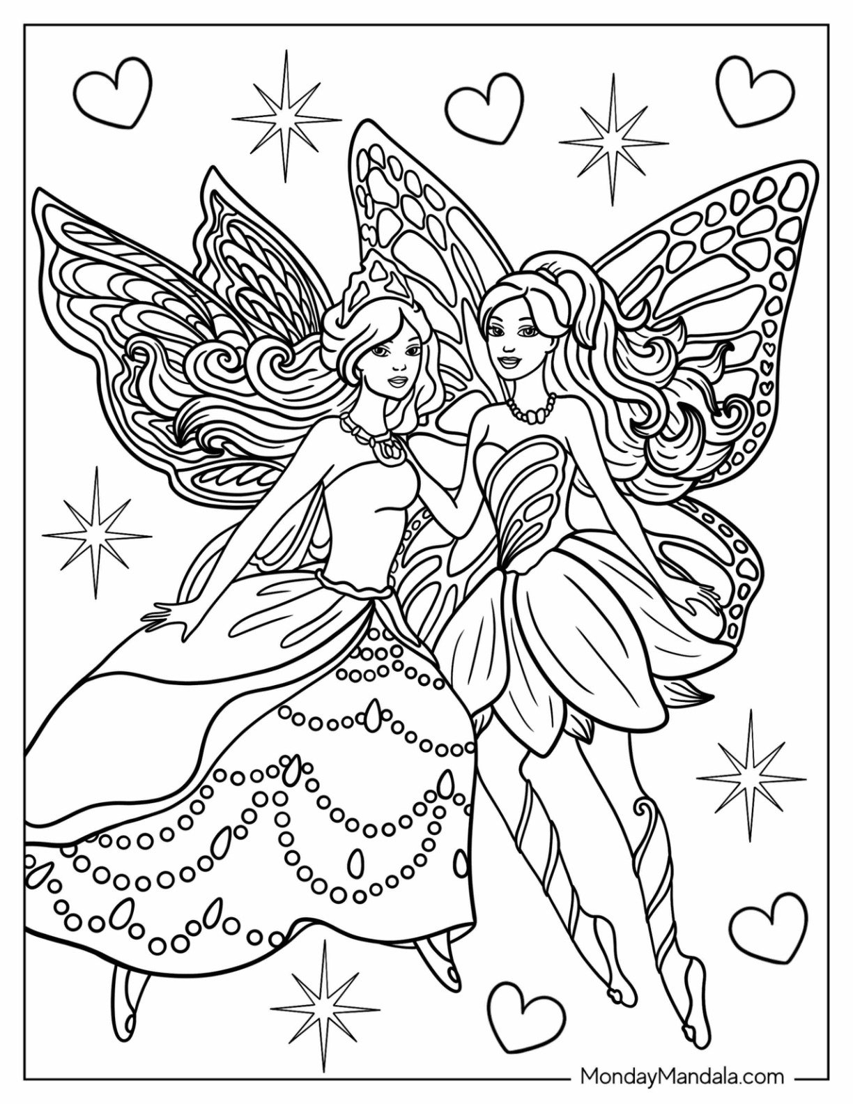 34 Fairy Coloring Pages Free PDF Printables  34 Fairy Coloring Pages Free PDF Printables