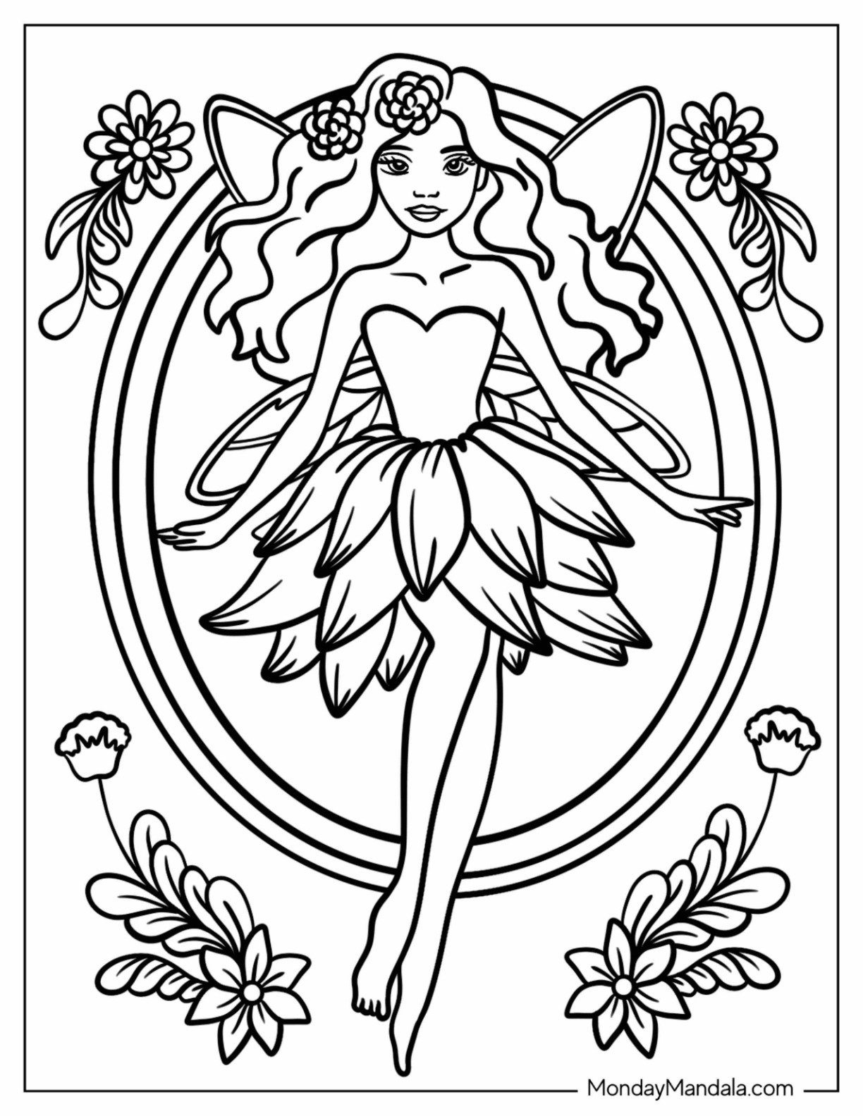34 Fairy Coloring Pages Free PDF Printables  34 Fairy Coloring Pages Free PDF Printables