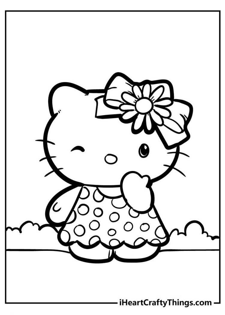 free hello kitty printable coloring pages free hello kitty printable coloring pages