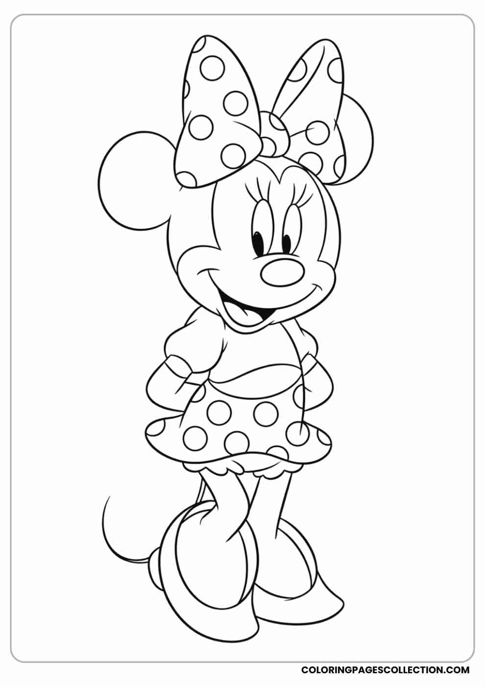 35 Minnie Mouse Coloring Pages 100 Free Printable  35 Minnie Mouse Coloring Pages 100 Free Printable