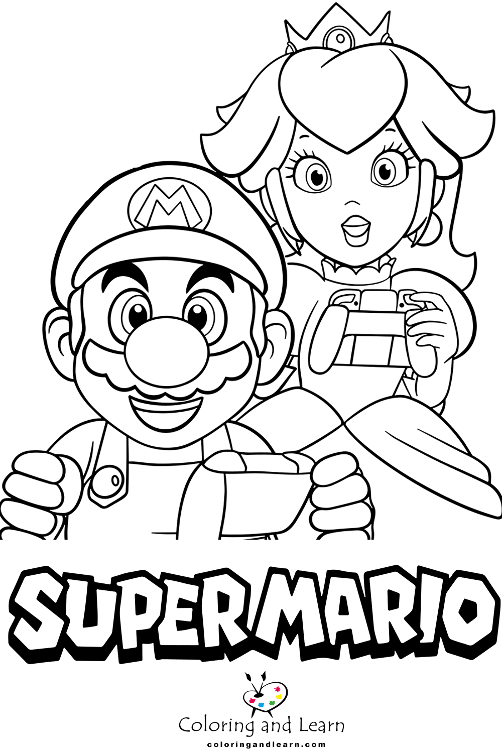 mario color pages printable mario color pages printable