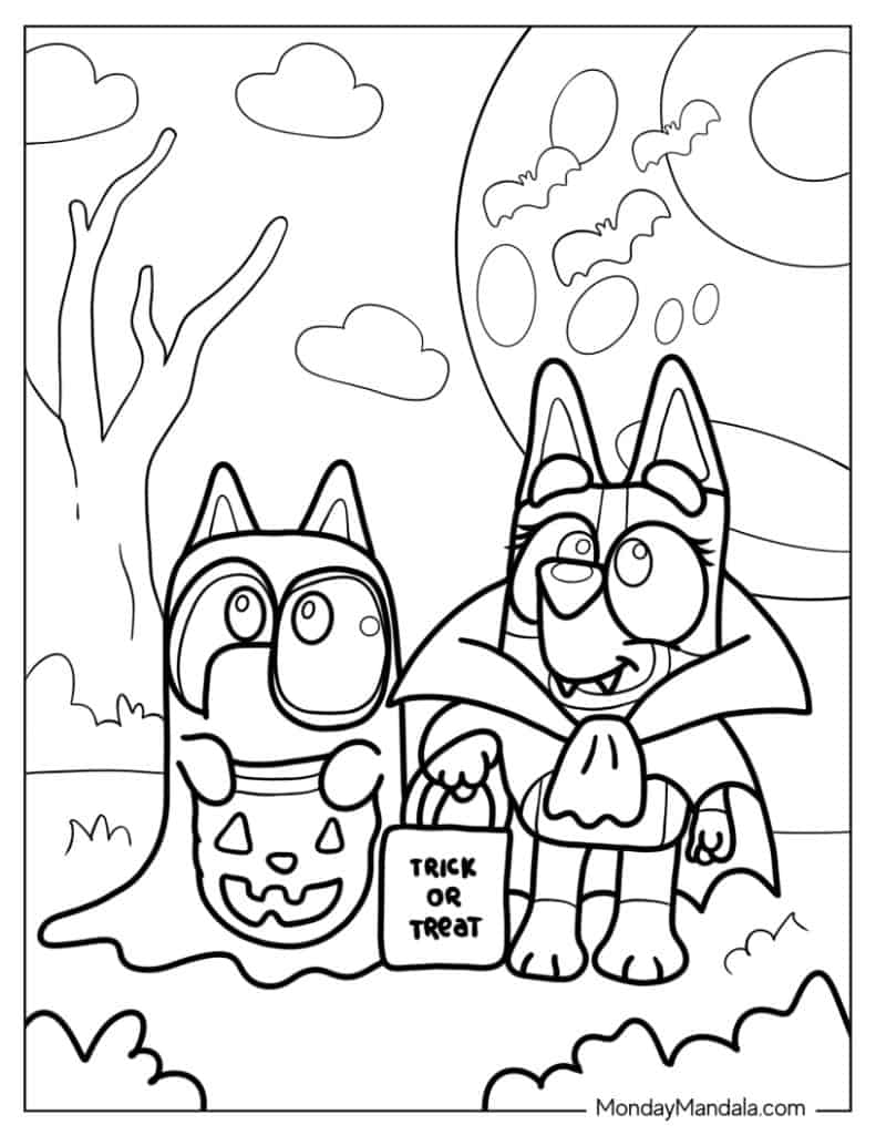 36 Bluey Coloring Pages Free PDF Printables  36 Bluey Coloring Pages Free PDF Printables