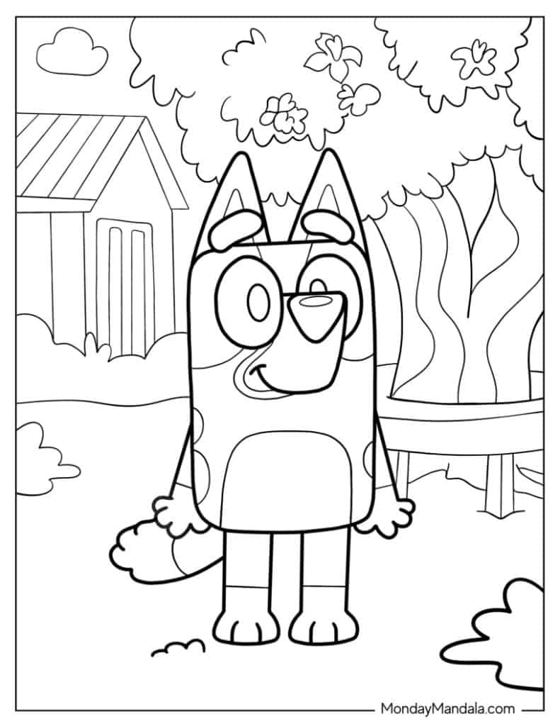 36 Bluey Coloring Pages Free PDF Printables  36 Bluey Coloring Pages Free PDF Printables