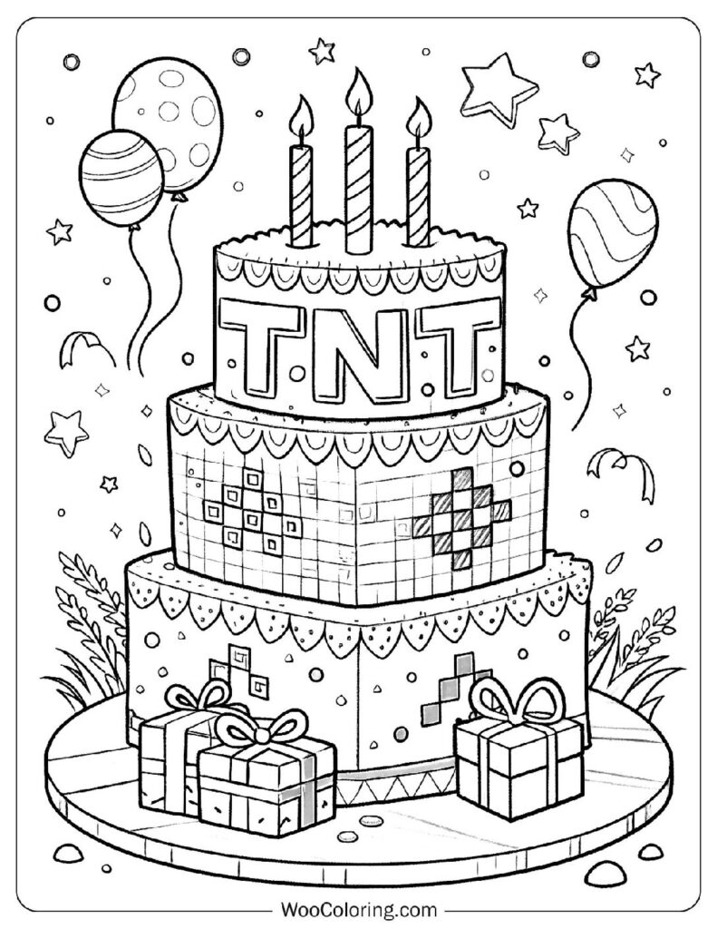 birthday cake coloring pages birthday cake coloring pages
