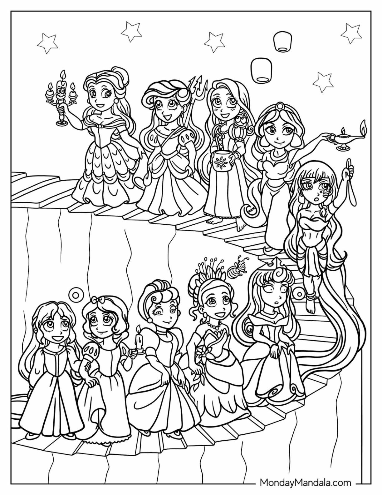 36 Disney Princess Coloring Pages Free PDF Printables Worksheets Library 36 Disney Princess Coloring Pages Free PDF Printables Worksheets Library