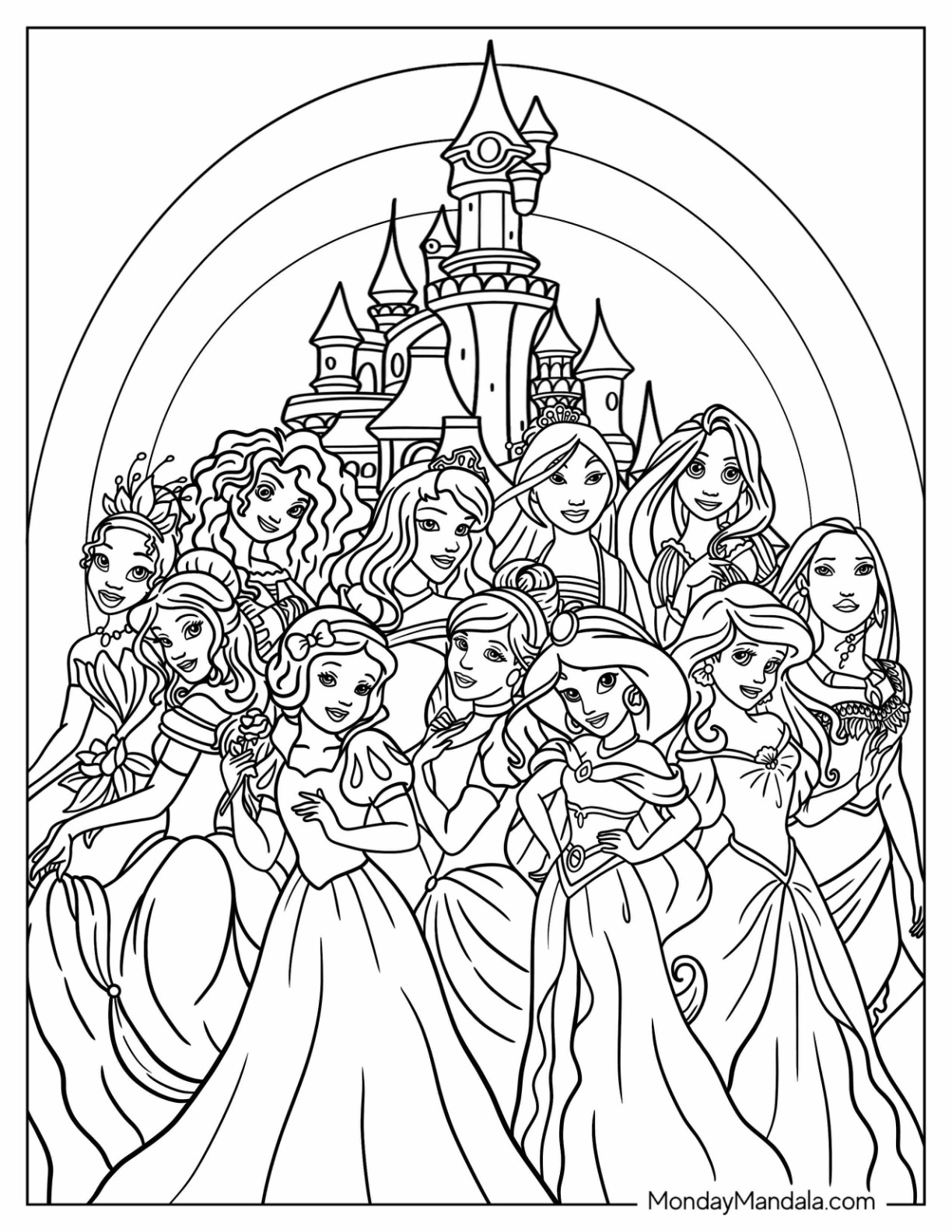 36 Disney Princess Coloring Pages Free PDF Printables Worksheets Library 36 Disney Princess Coloring Pages Free PDF Printables Worksheets Library