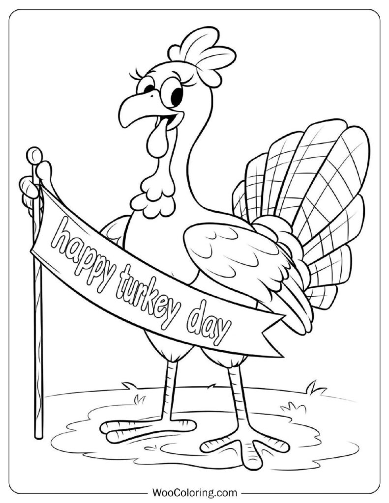36 Turkey Coloring Pages Free PDF To Print Woo Coloring