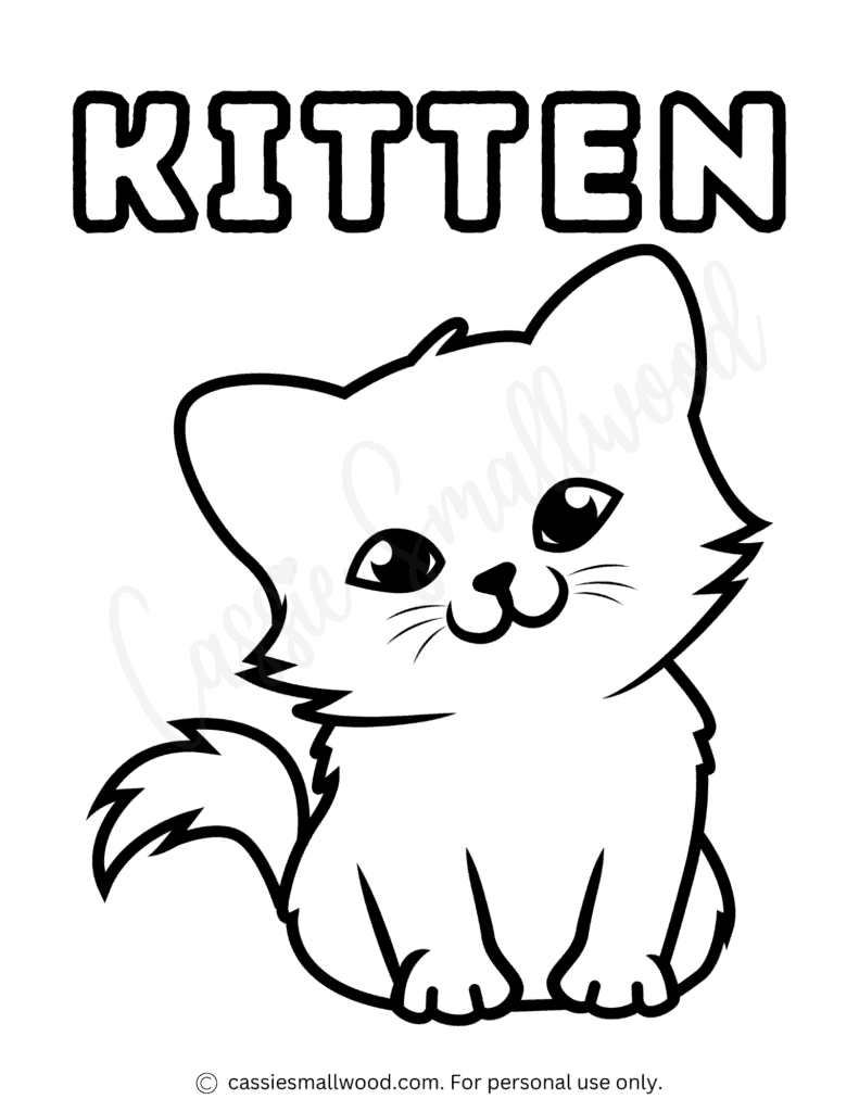 37 Cute Cat Coloring Pages Cassie Smallwood 37 Cute Cat Coloring Pages Cassie Smallwood