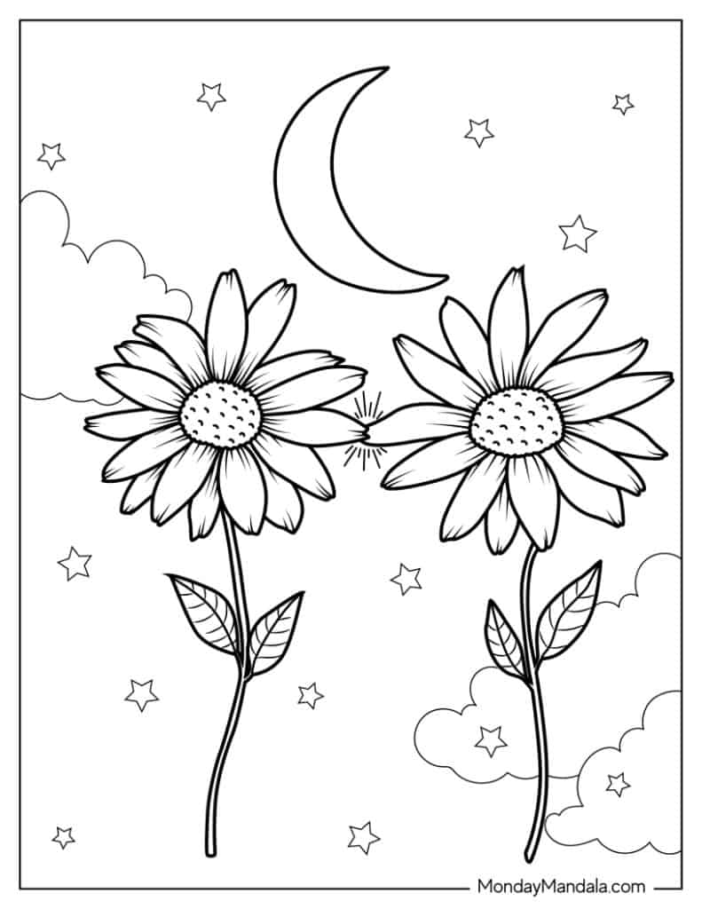 37 Daisy Coloring Pages Free PDF Printables  37 Daisy Coloring Pages Free PDF Printables