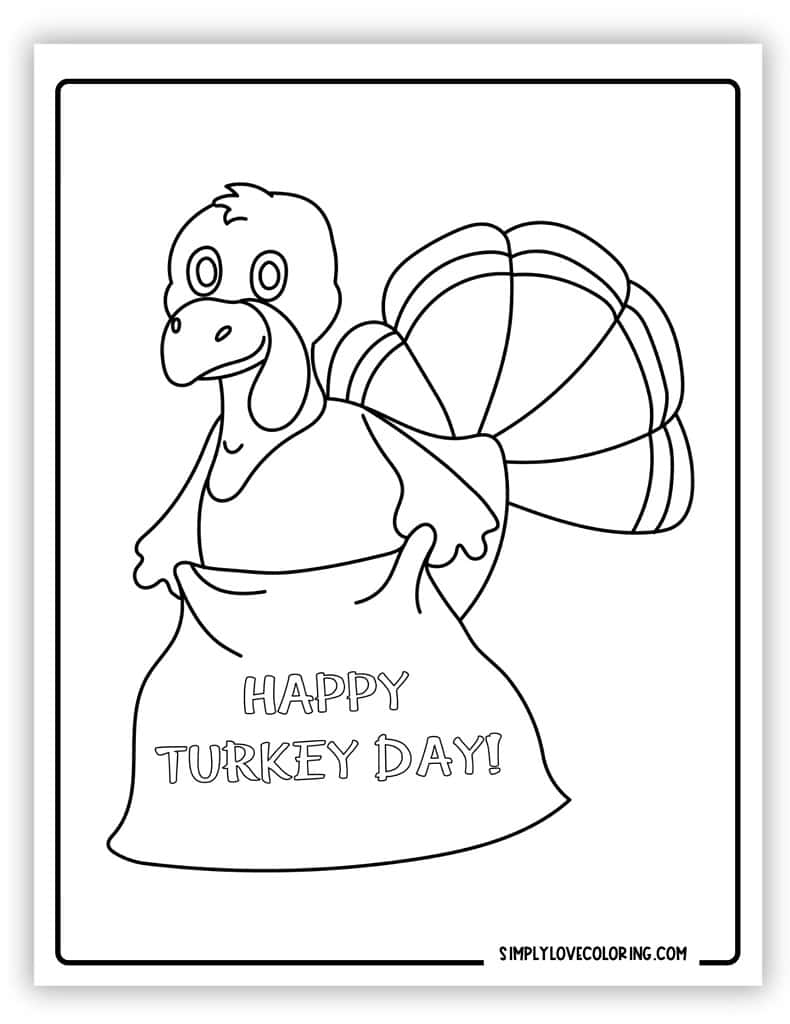38 Thanksgiving Coloring Pages Free PDF Printables Simply Love Coloring