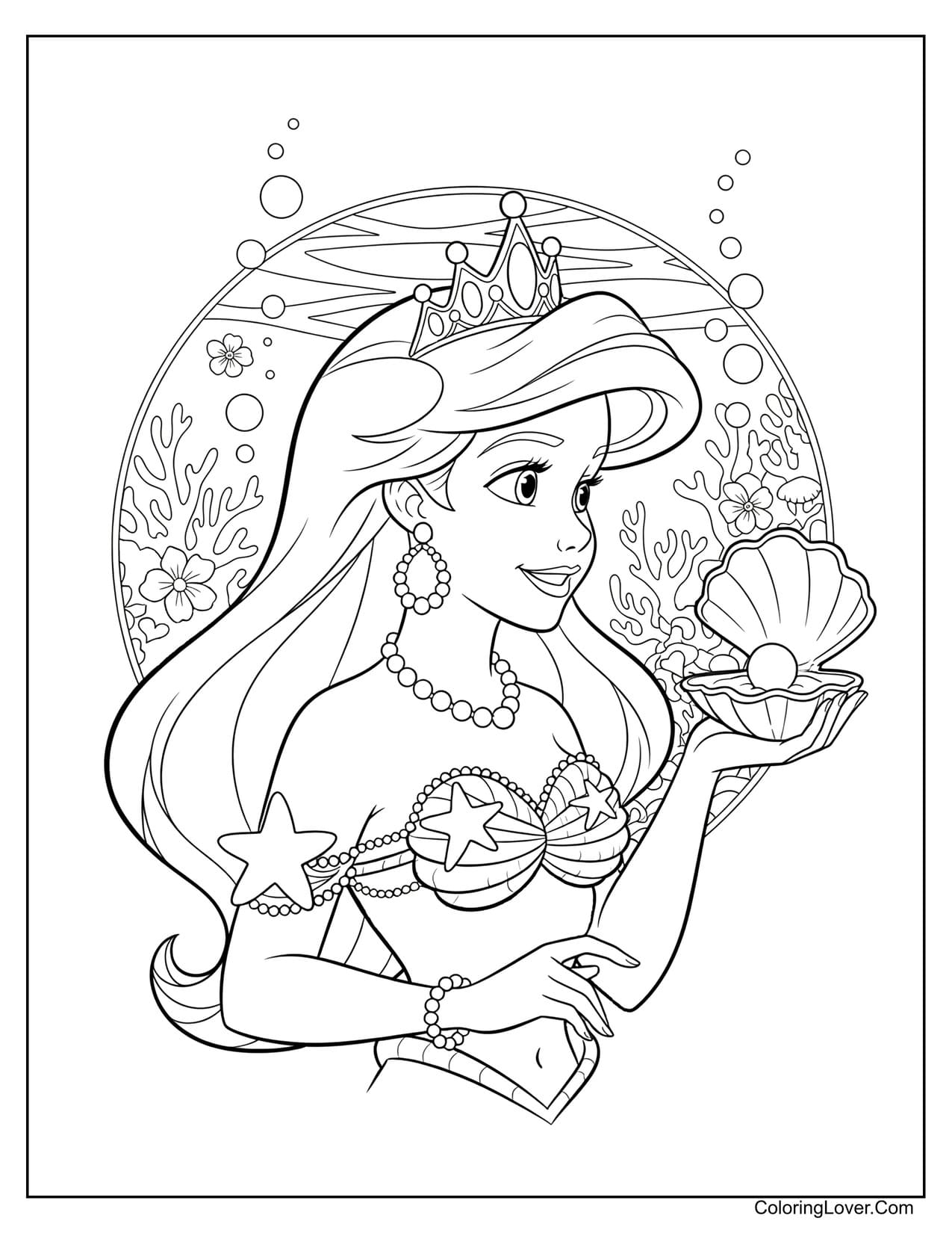 39 Ariel Coloring Pages Free Printables For All Ages  39 Ariel Coloring Pages Free Printables For All Ages