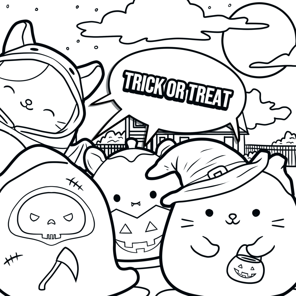 39 Awesome Squishmallow Coloring Pages TheToyZone