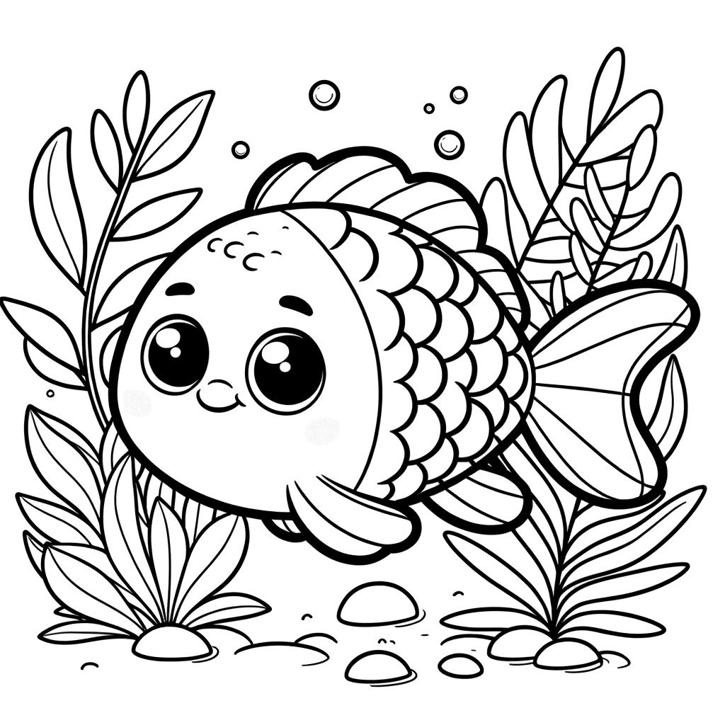 4 Page Bundle Fish Coloring Page Colorful Fish Coloring Page Sea Fish Coloring Page Animal Coloring Page Etsy Finland