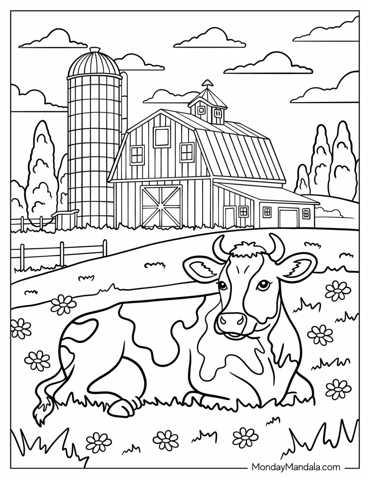 40 Farm Animal Coloring Pages Free PDF Printables  40 Farm Animal Coloring Pages Free PDF Printables