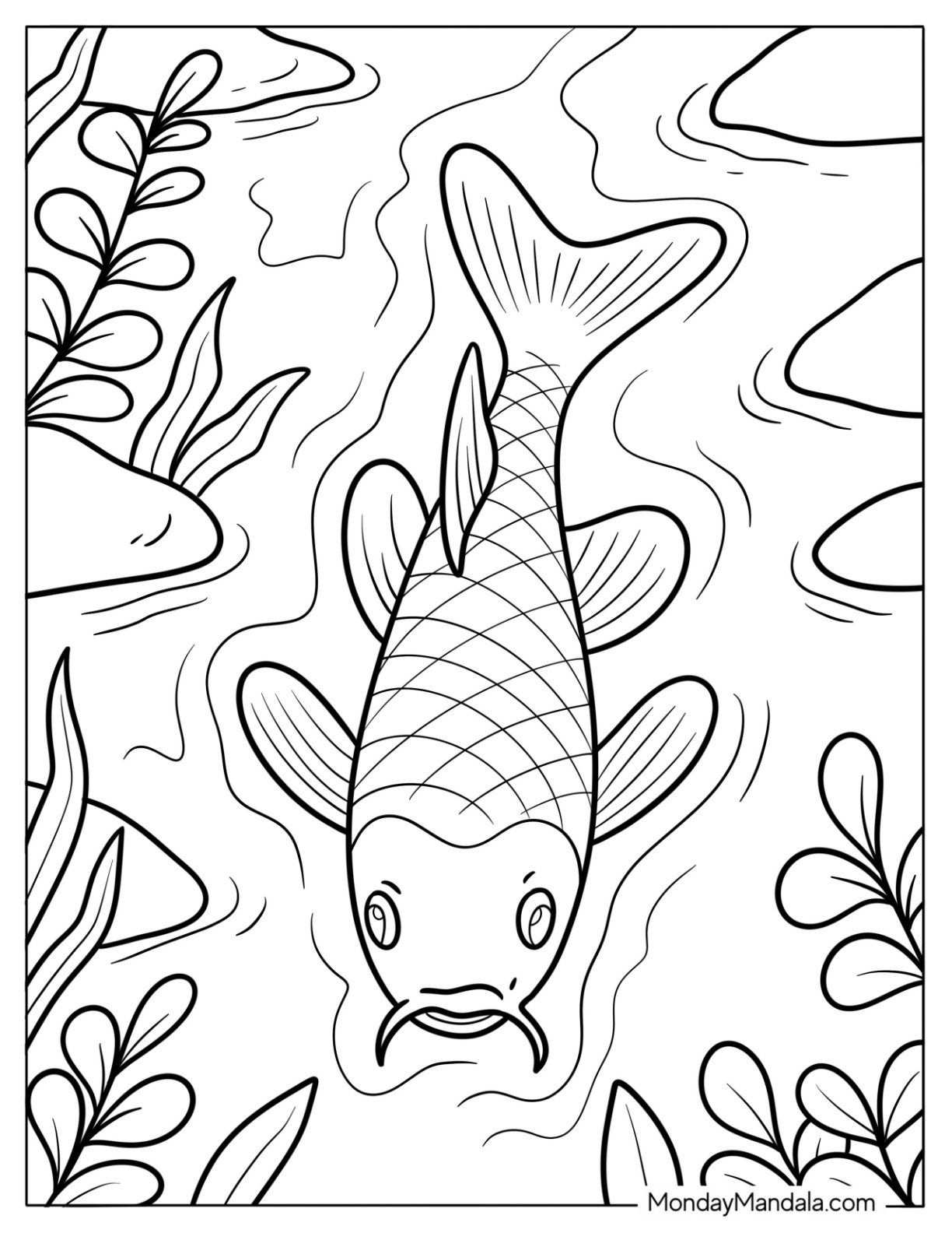 40 Fish Coloring Pages Free PDF Printables  40 Fish Coloring Pages Free PDF Printables