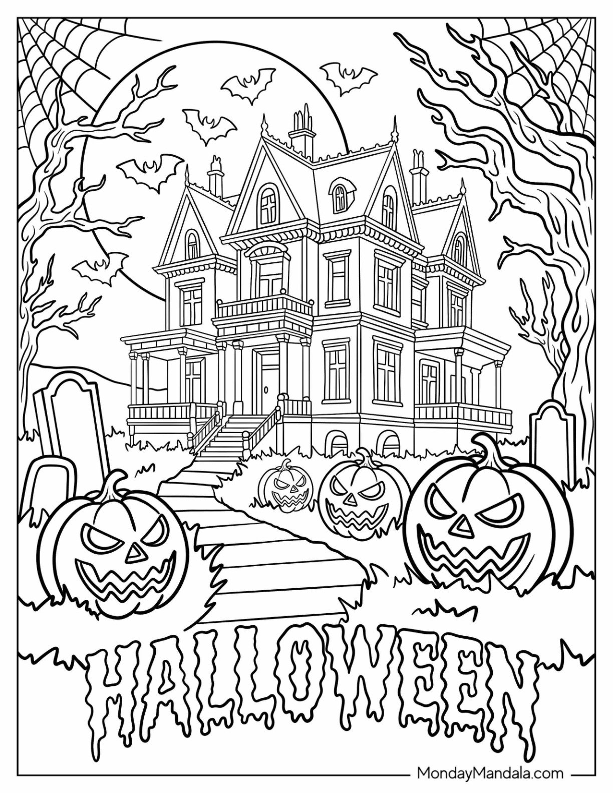 hard halloween coloring pages hard halloween coloring pages