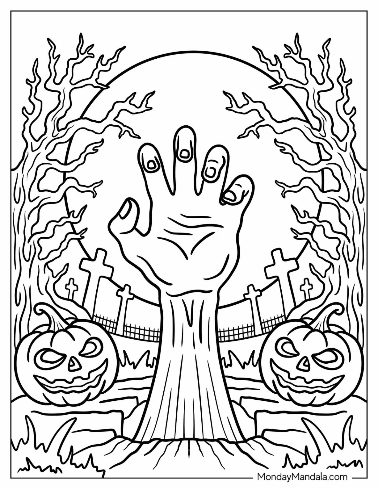 40 Halloween Coloring Pages For Adults Free Printables  40 Halloween Coloring Pages For Adults Free Printables