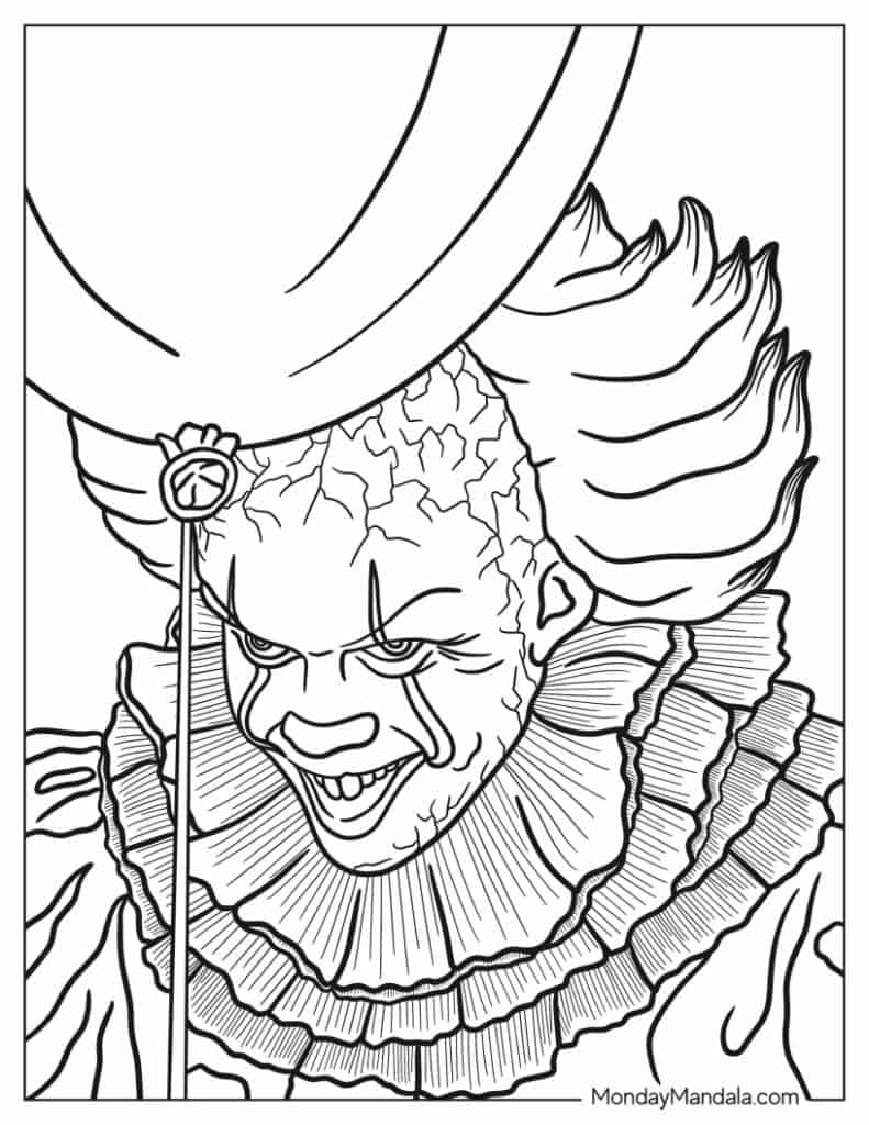 40 Horror Coloring Pages Free PDF Printables  40 Horror Coloring Pages Free PDF Printables