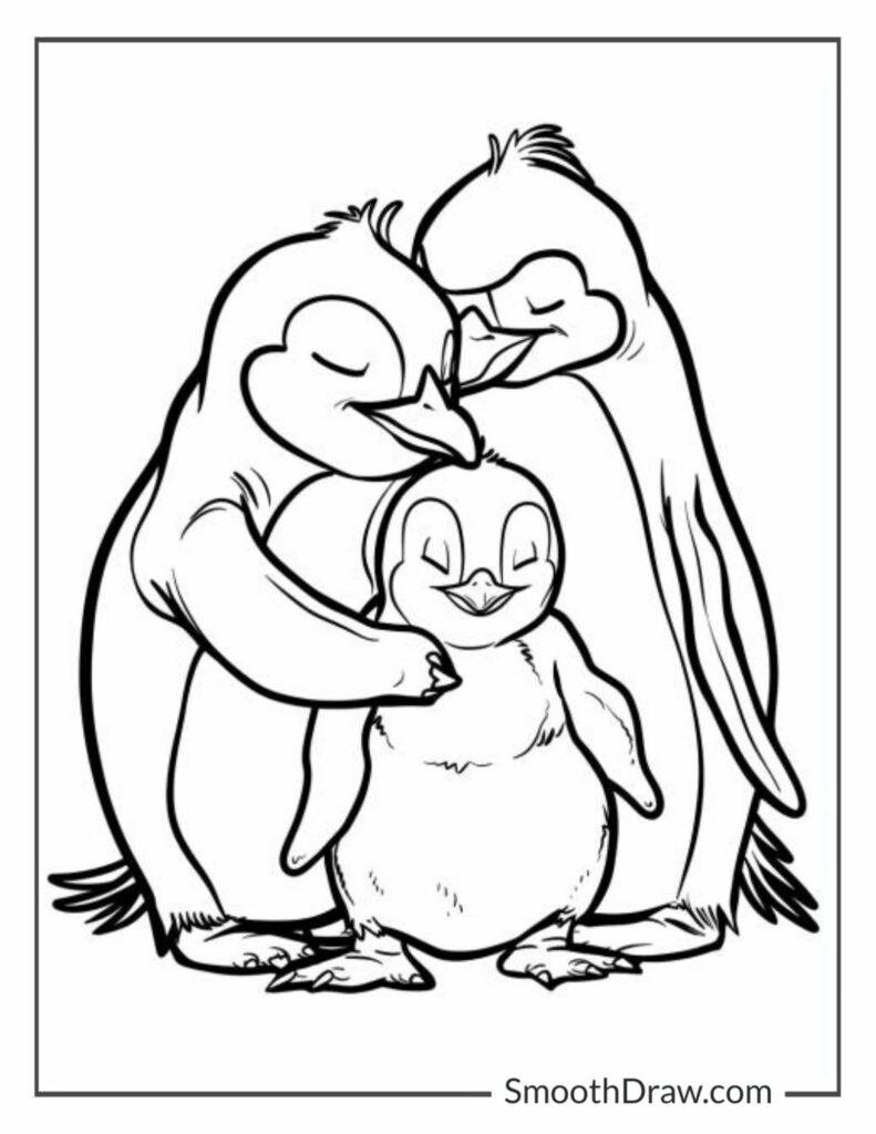 40 Penguin Coloring Pages Smooth Draw 40 Penguin Coloring Pages Smooth Draw