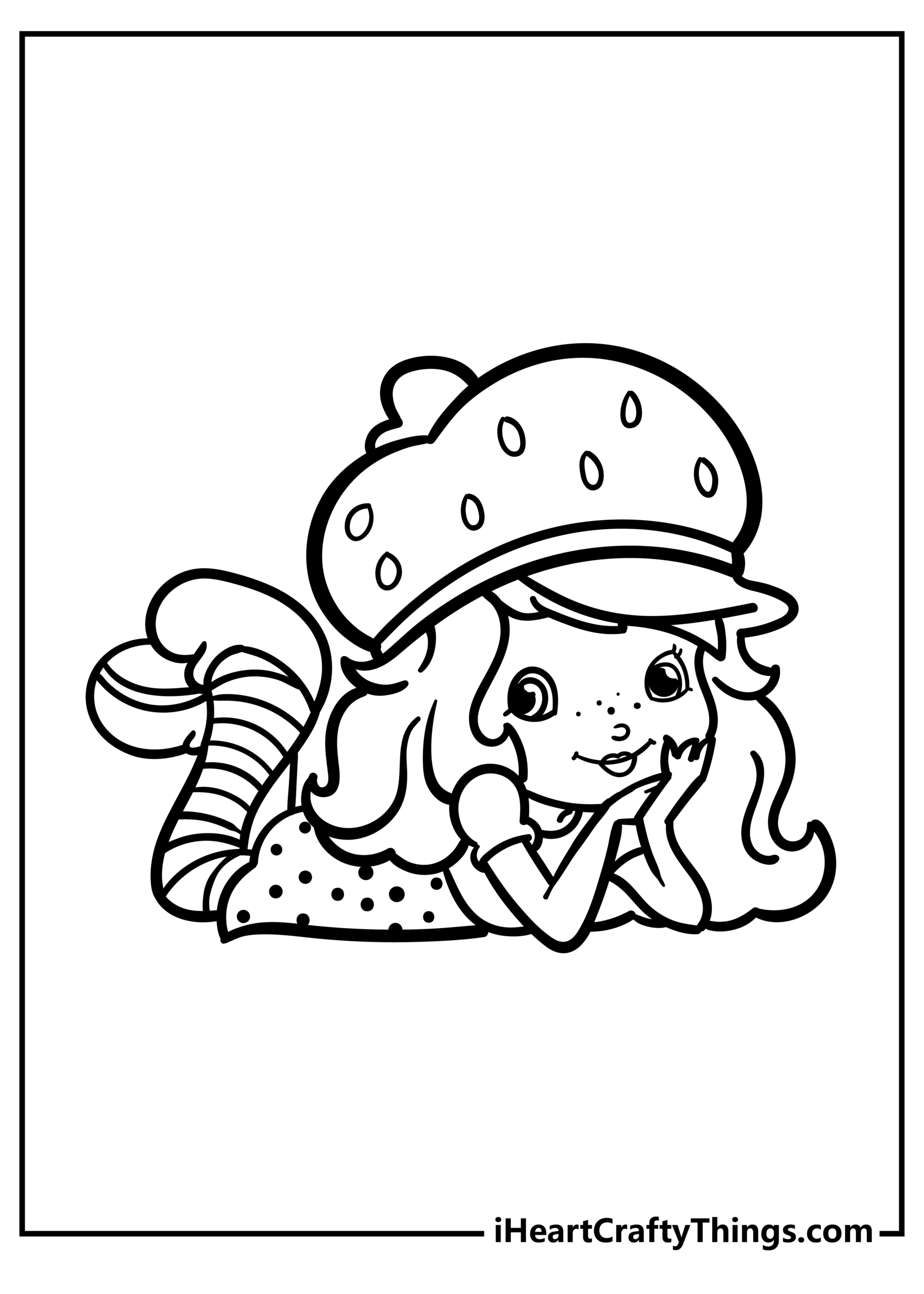 strawberry shortcake pictures to color strawberry shortcake pictures to color