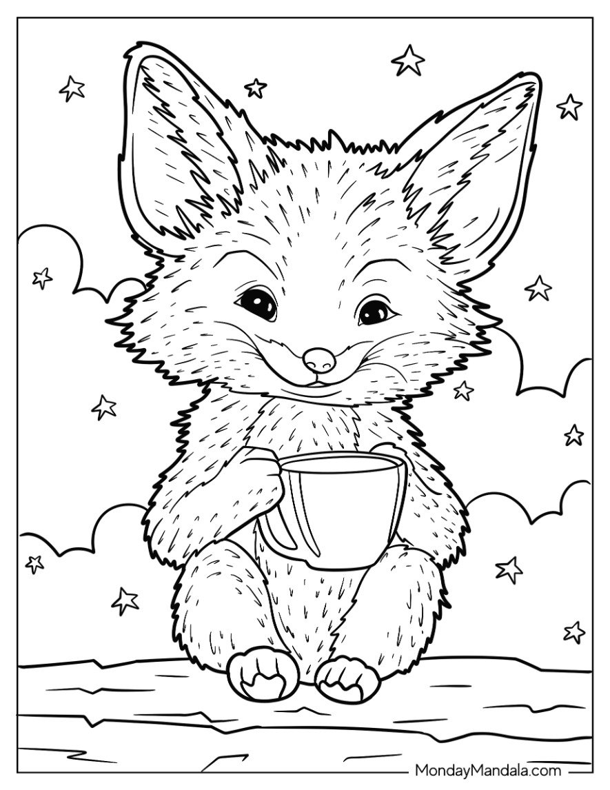 41 Fox Coloring Pages Free PDF Printables  41 Fox Coloring Pages Free PDF Printables