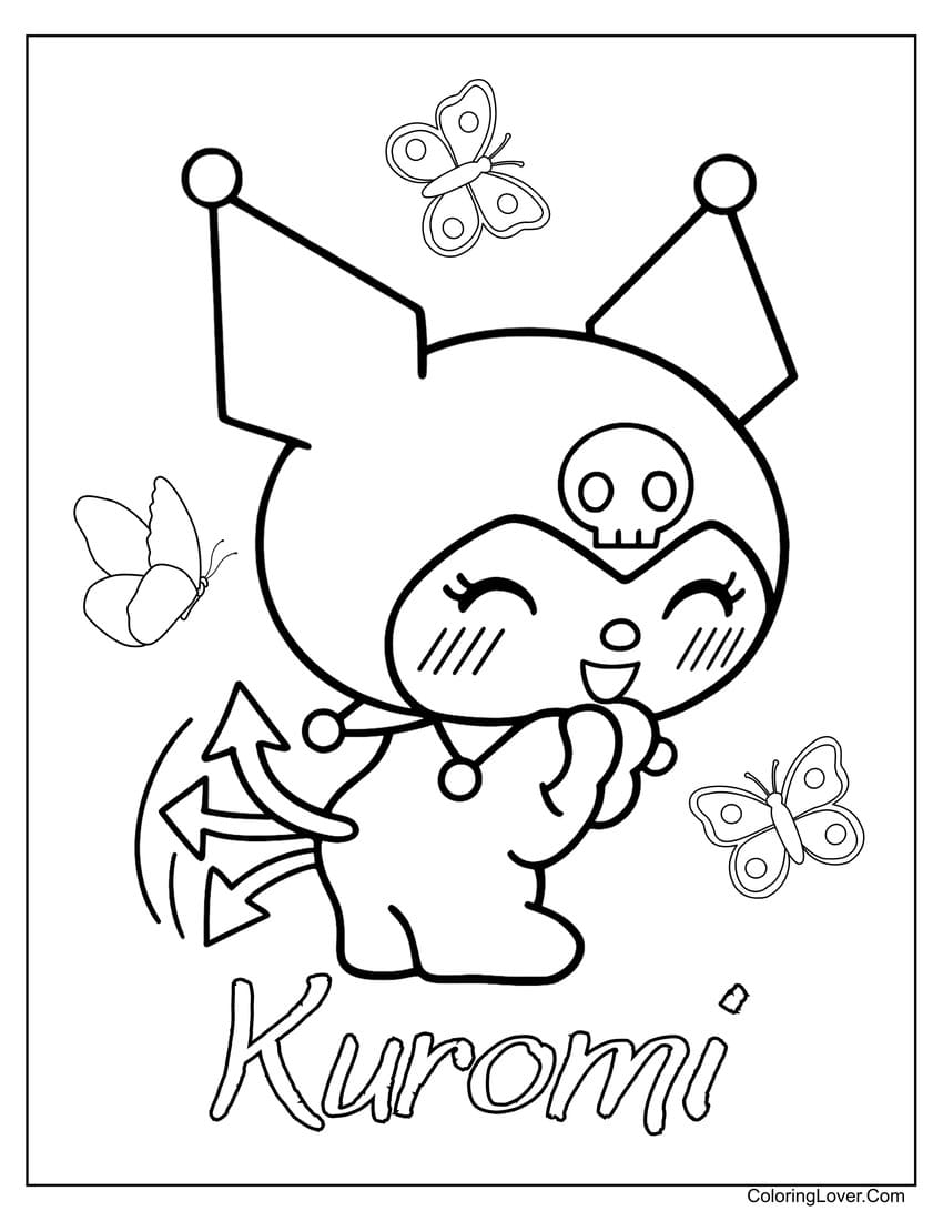 41 Kuromi Coloring Pages Free Printables For All Ages  41 Kuromi Coloring Pages Free Printables For All Ages
