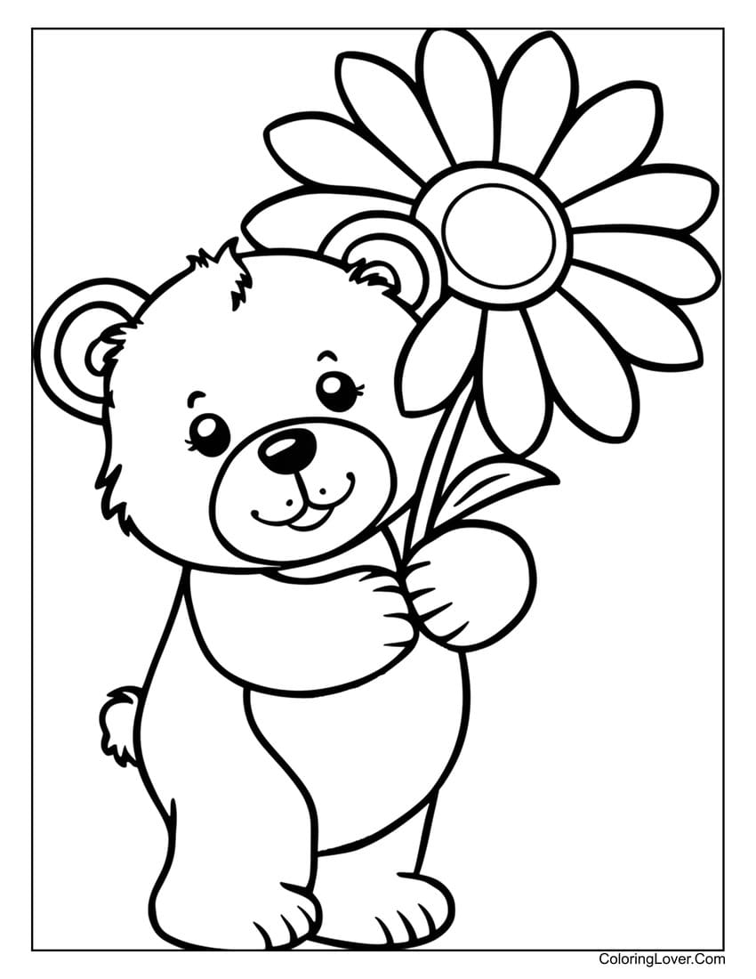 42 Bear Coloring Pages Free Printables For All Ages 