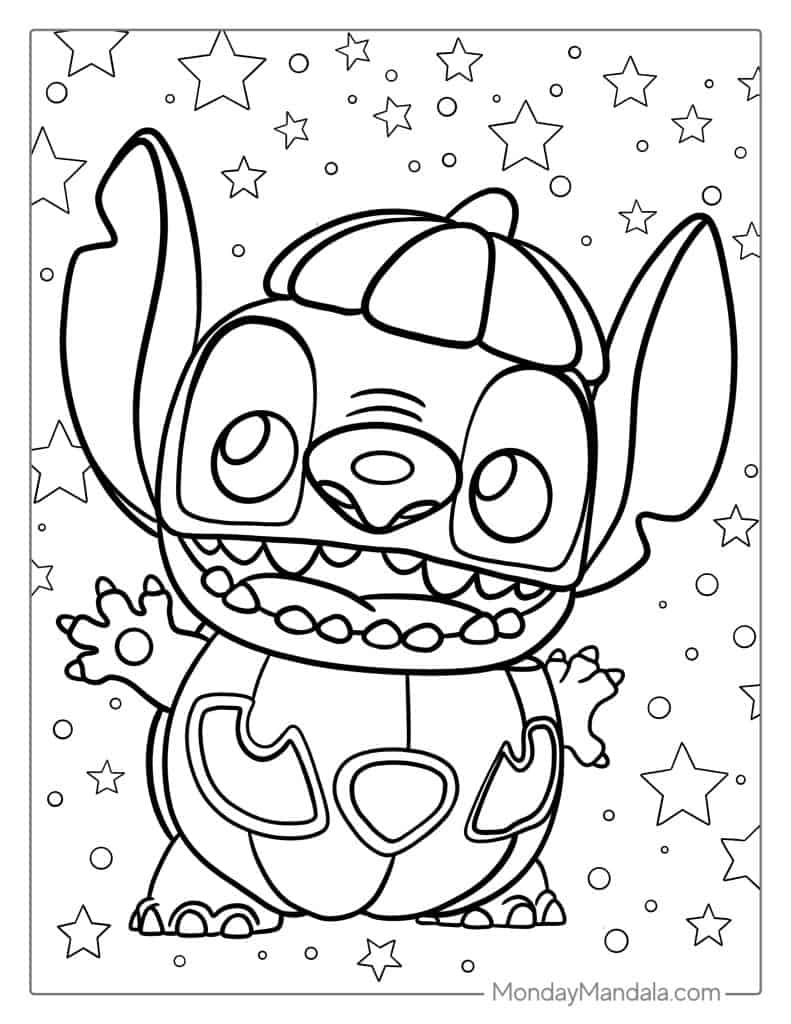 42 Lilo Stitch Coloring Pages Free PDF Printables