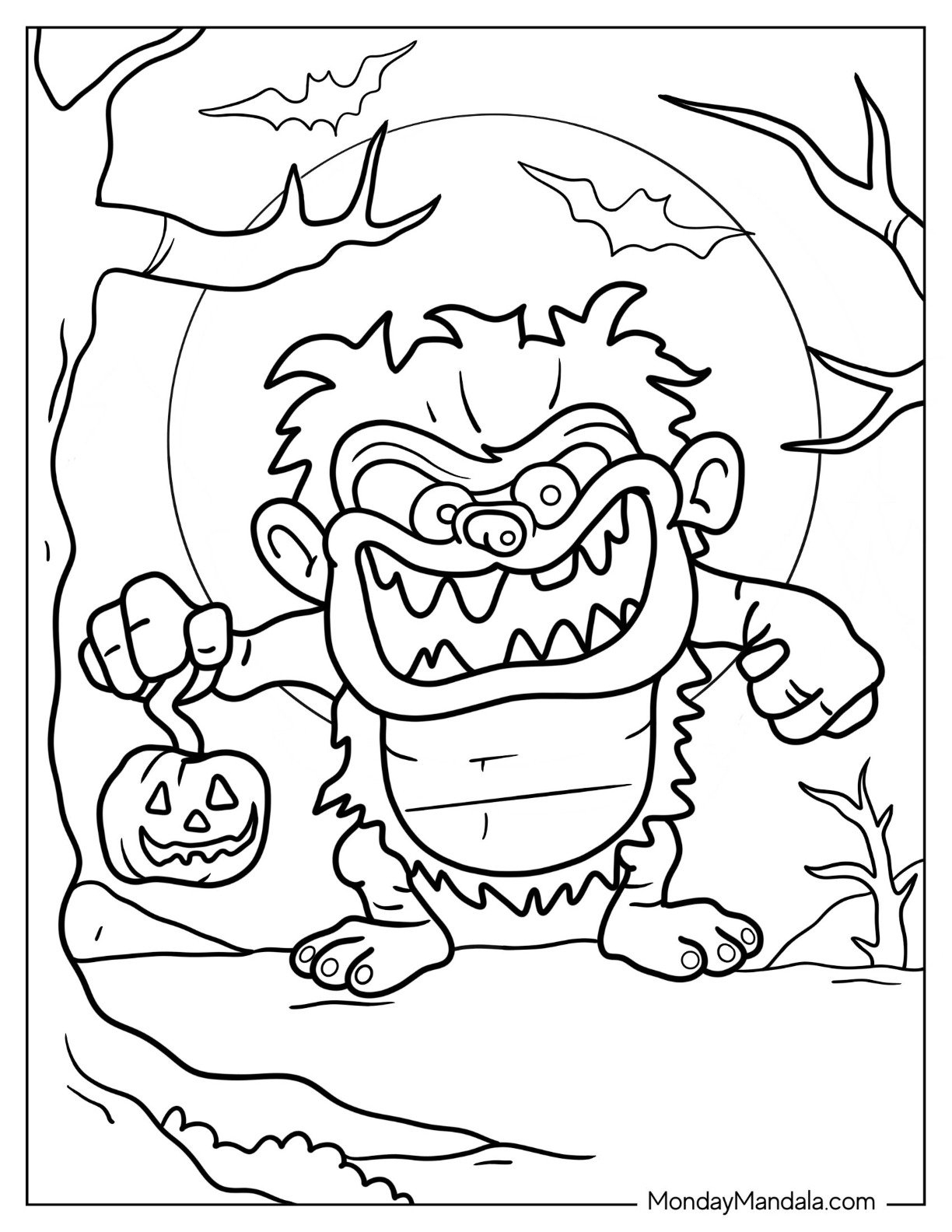 42 Monster Coloring Pages Free PDF Printables  42 Monster Coloring Pages Free PDF Printables