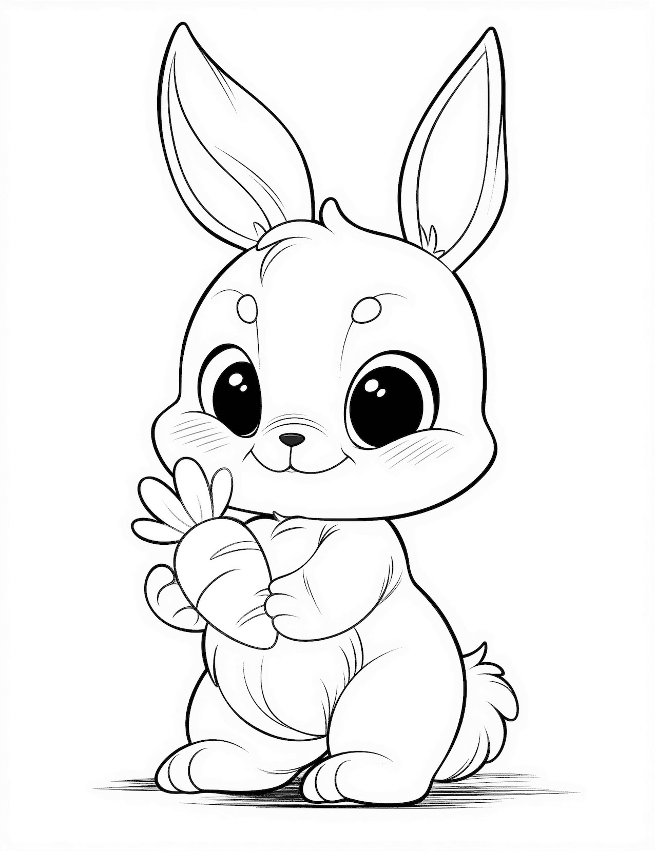 44 Cute Bunny Coloring Pages For Kids And Adults Our Mindful Life