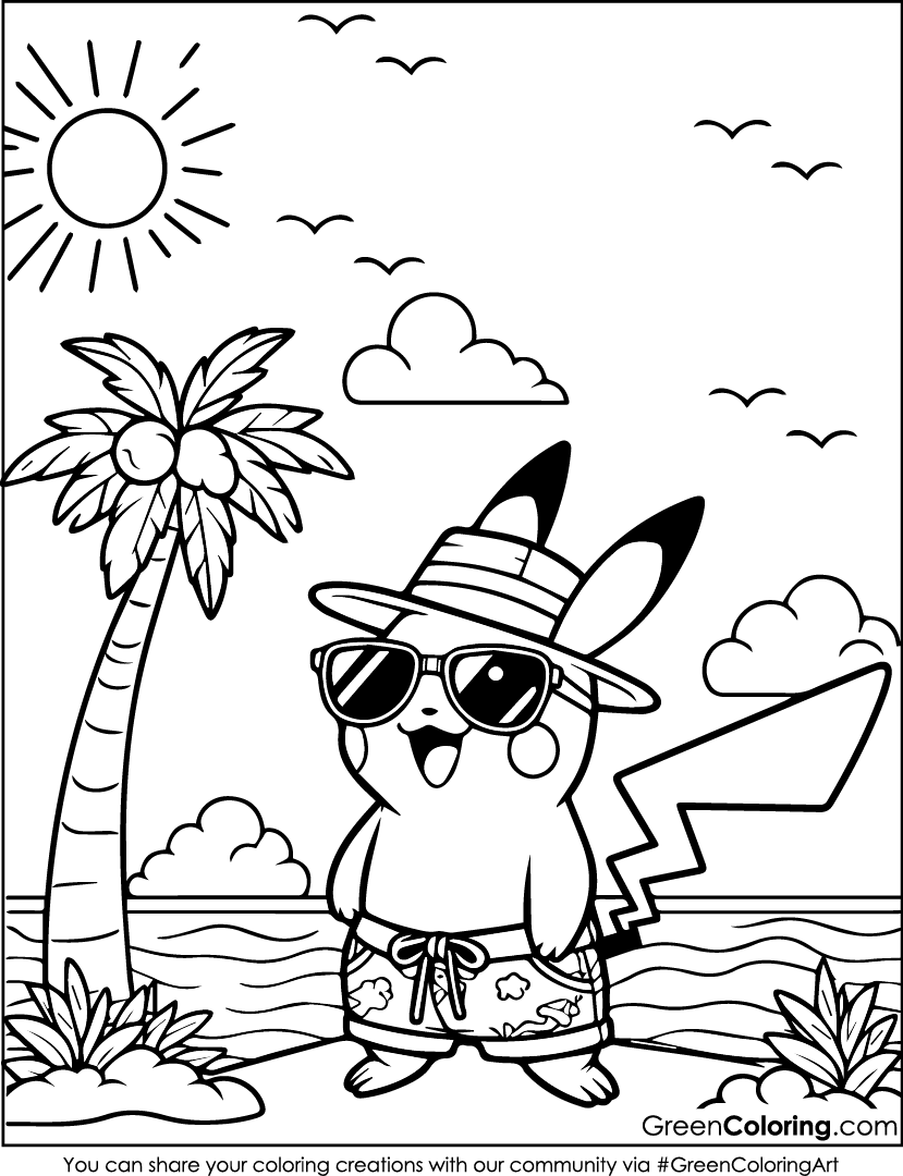 44 Free Pok mon Coloring Pages Printable PDF Downloads