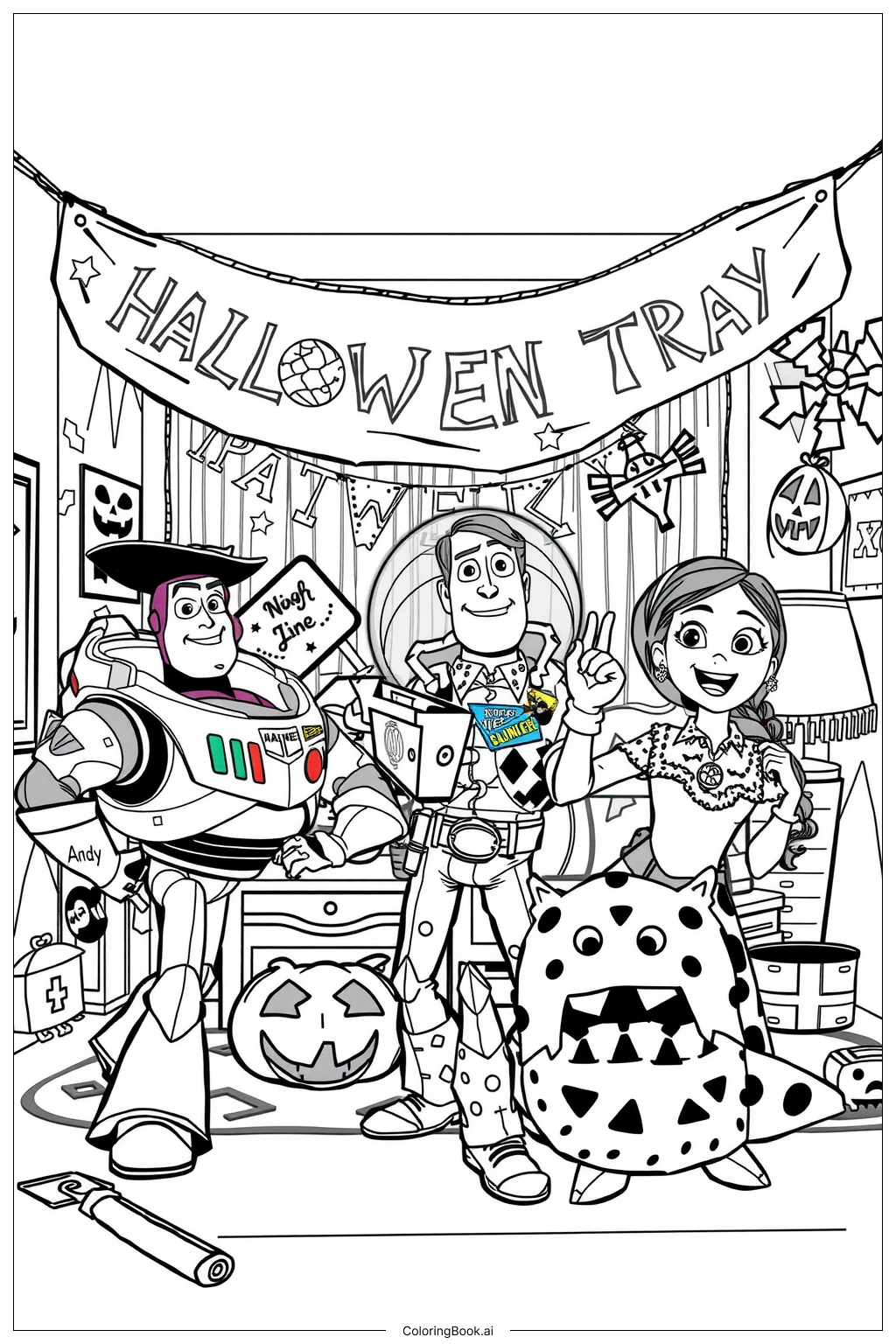 44 Toy Story Coloring Pages Free PDF PNG Printables