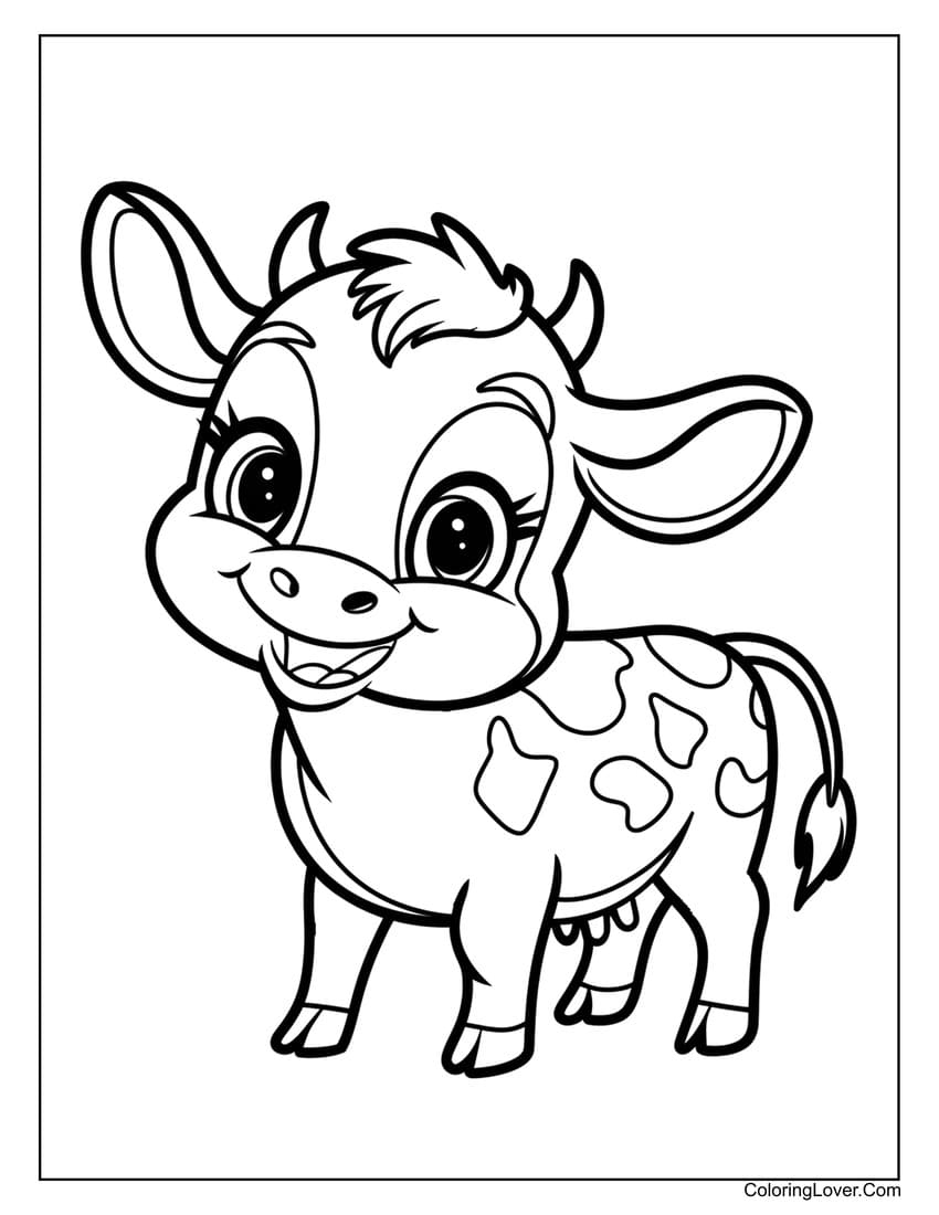 45 Cow Coloring Pages Free Printables For All Ages  45 Cow Coloring Pages Free Printables For All Ages