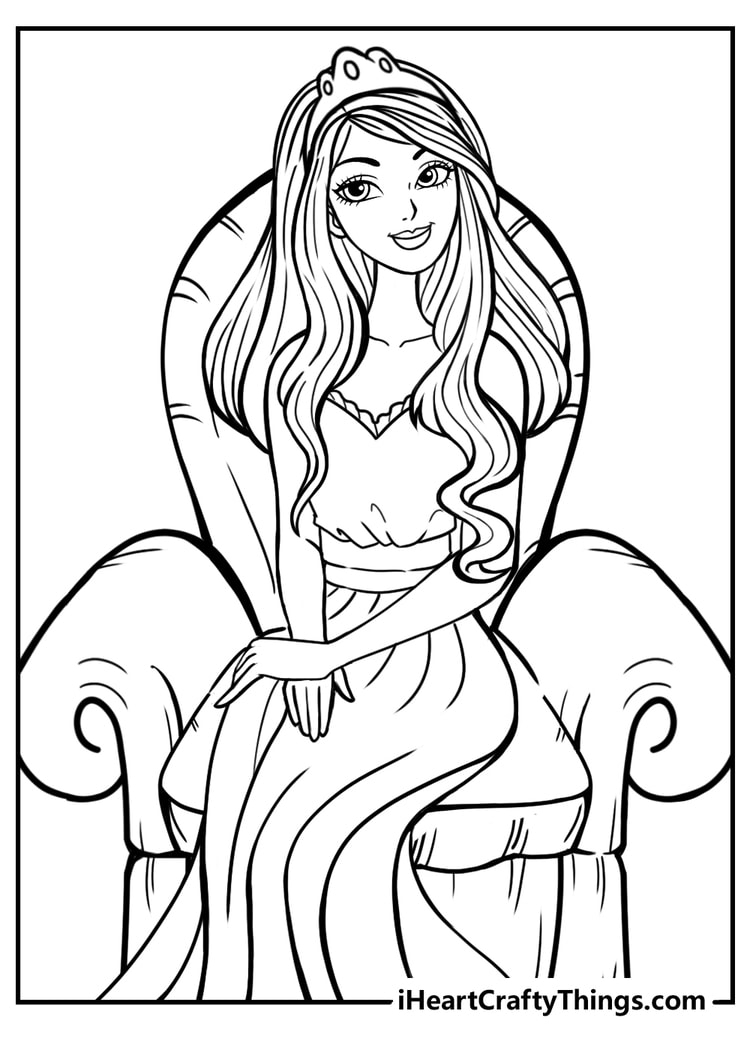 princess free coloring pages