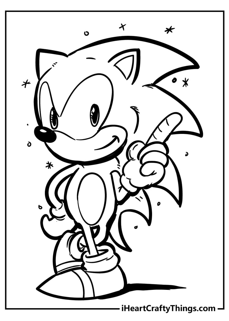 45 Sonic Coloring Pages 100 Free Printable PDF Sheets