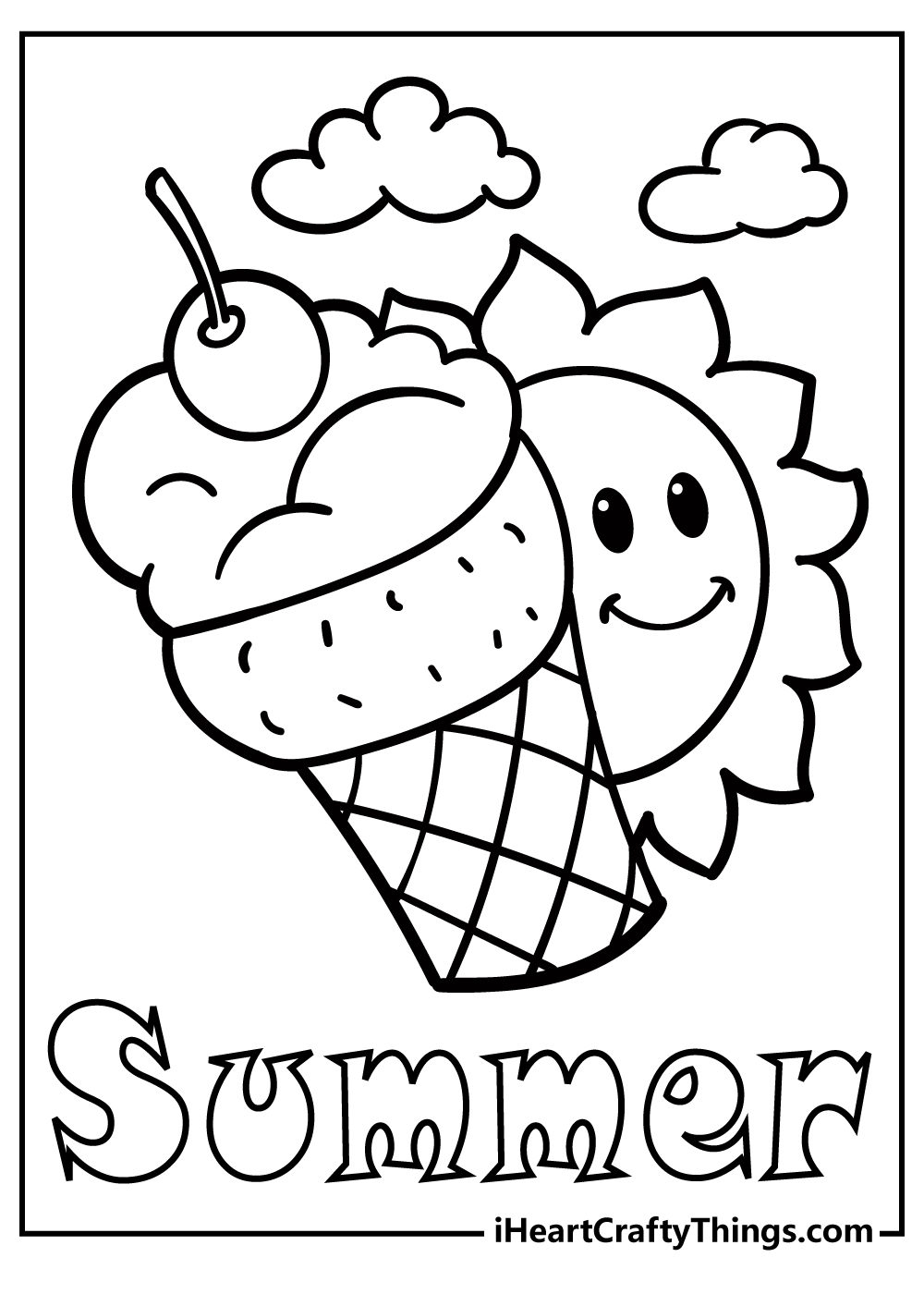 summer free coloring pages summer free coloring pages