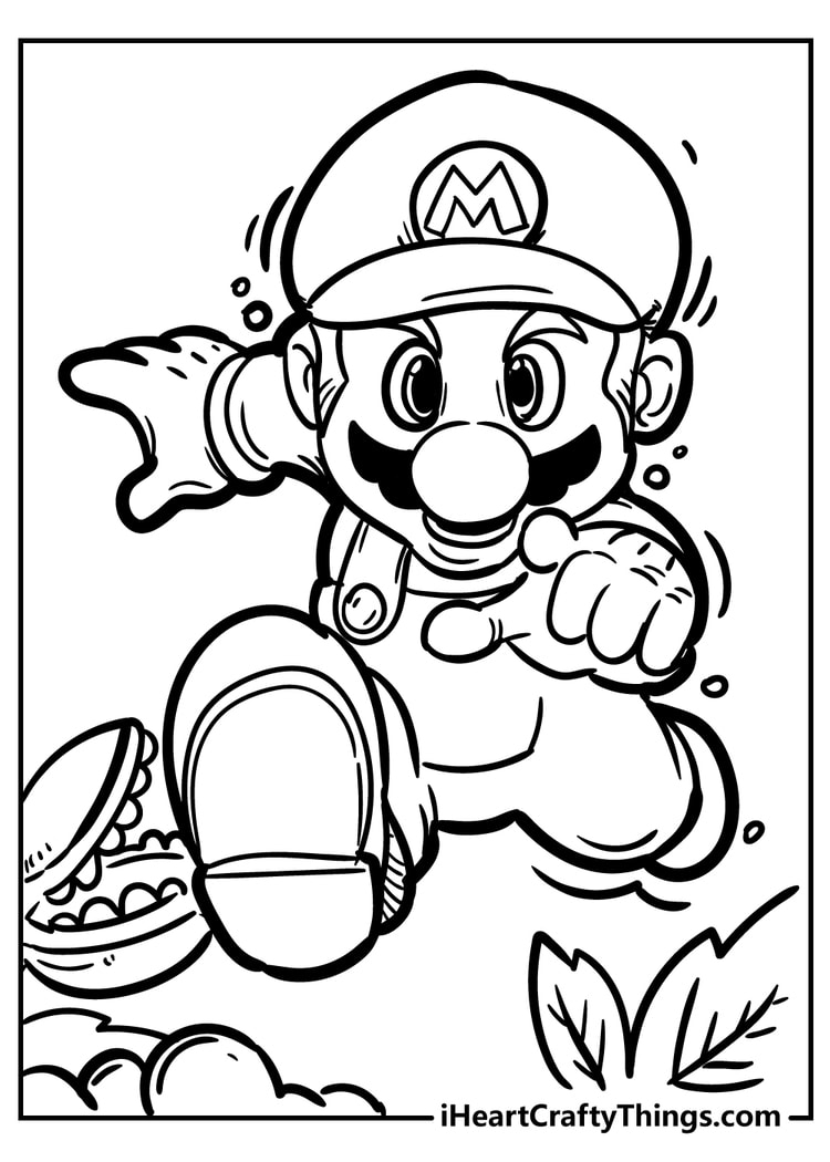 45 Super Mario Coloring Pages 100 Free Printables  45 Super Mario Coloring Pages 100 Free Printables