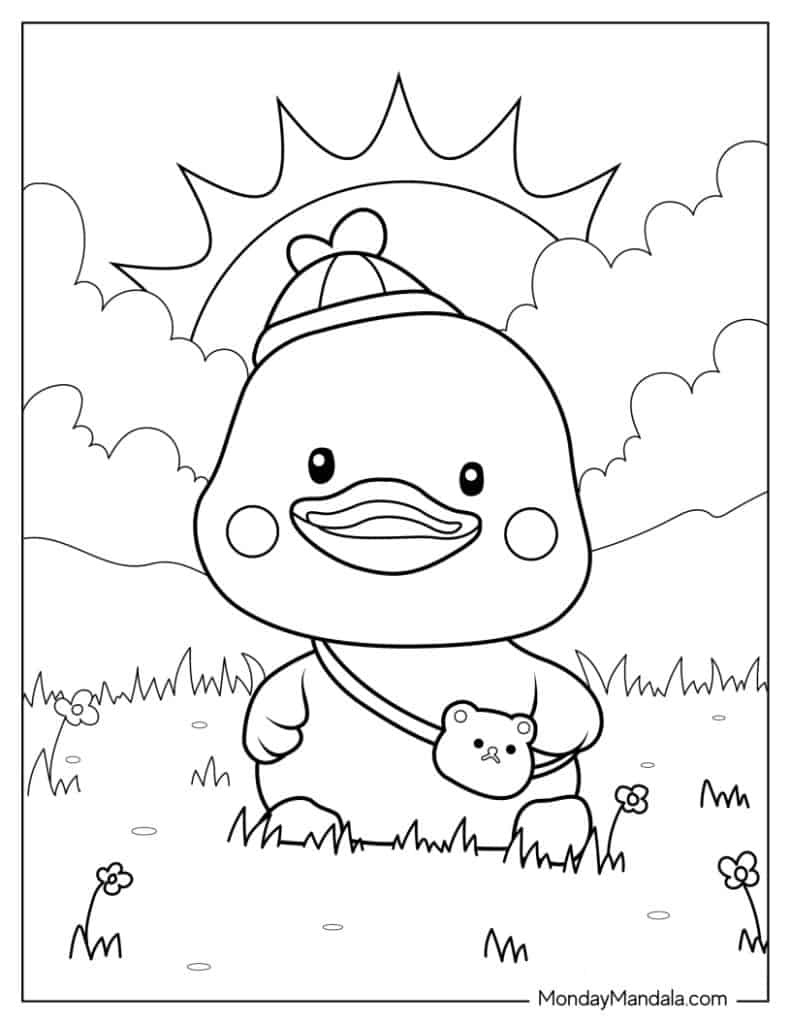cute duck coloring pages cute duck coloring pages