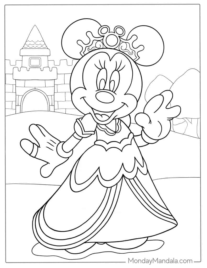 47 Minnie Mouse Coloring Pages Free PDF Printables  47 Minnie Mouse Coloring Pages Free PDF Printables
