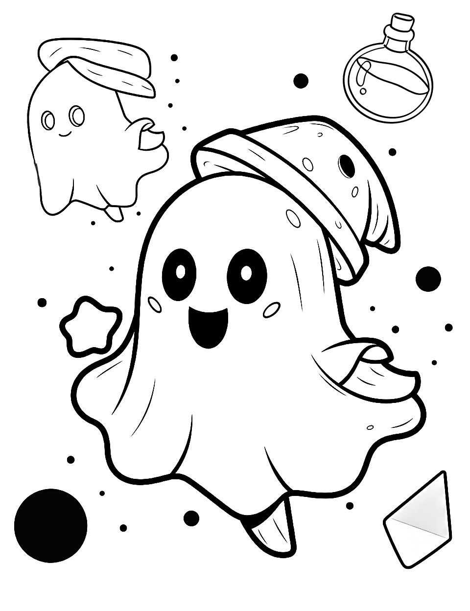 cute halloween ghost coloring pages cute halloween ghost coloring pages