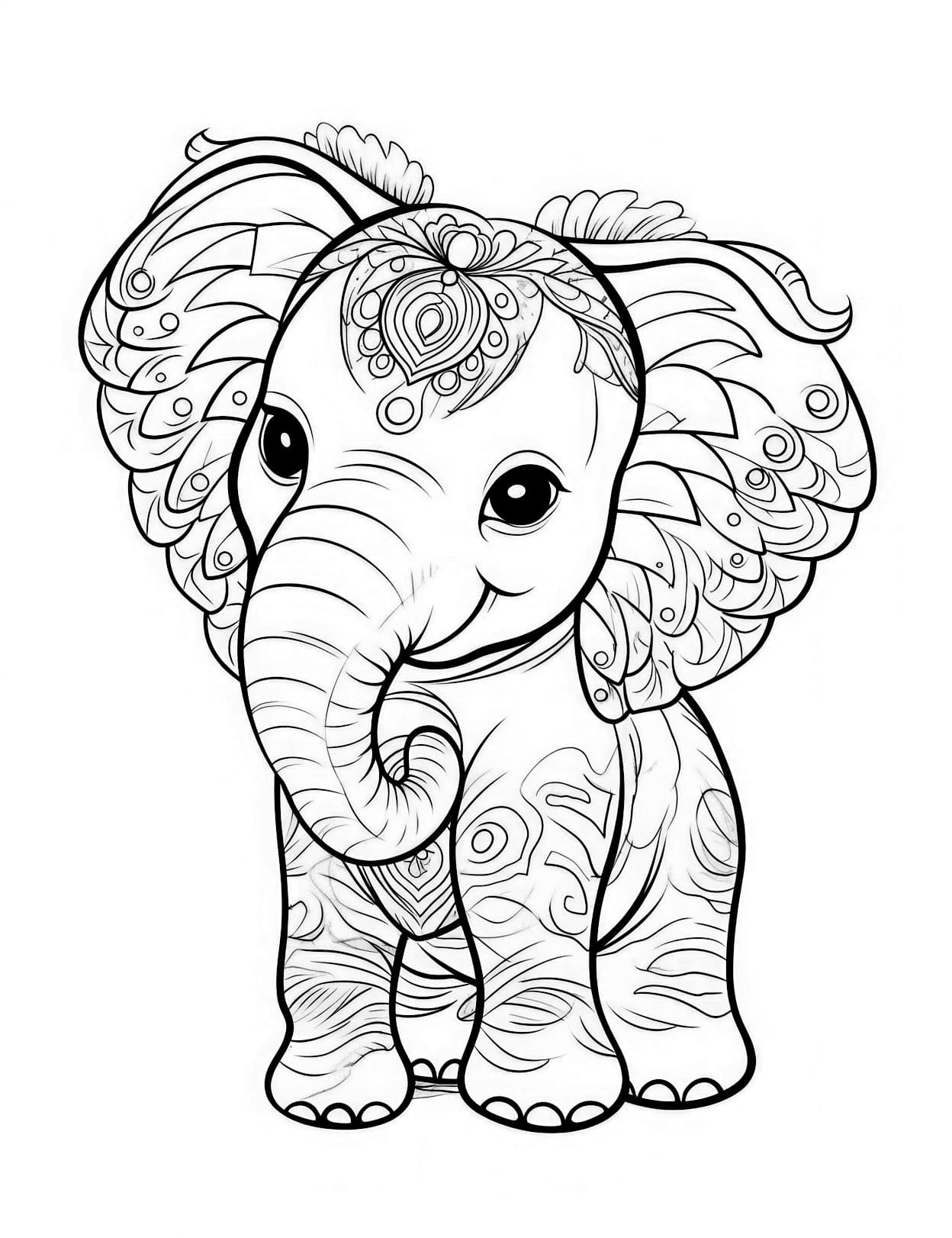 48 Majestic Elephant Coloring Pages For Adults And Kids Our Mindful Life