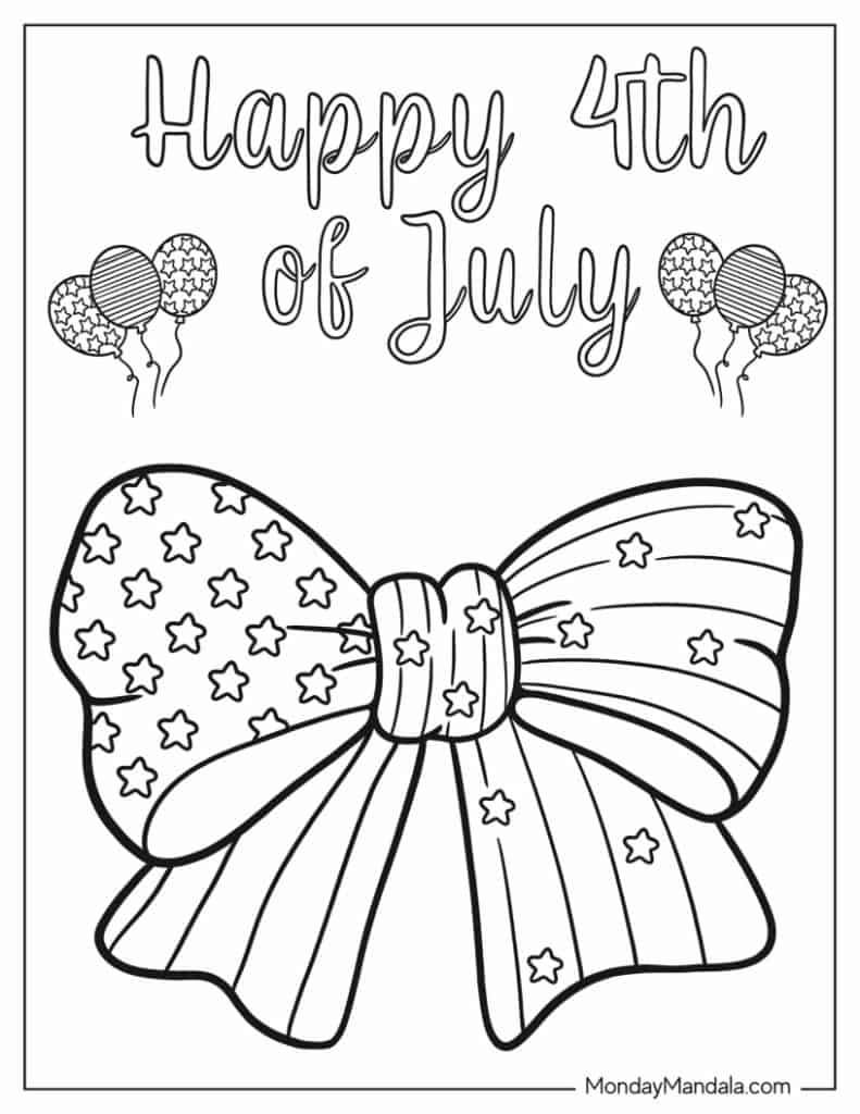 4th Of July Coloring Pages 55 Free PDF Printables  4th Of July Coloring Pages 55 Free PDF Printables