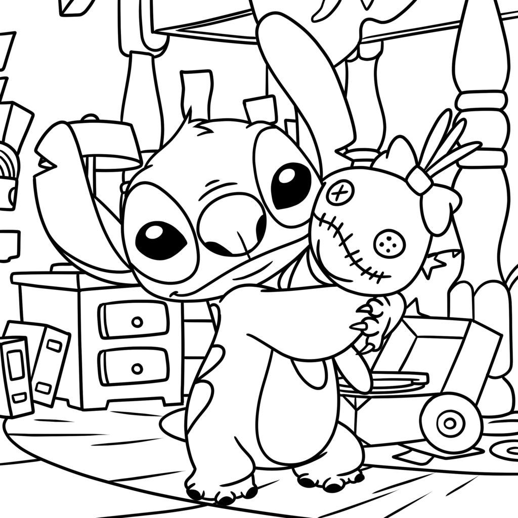 5 Free Printable Lilo And Stitch Coloring Pages TheToyZone