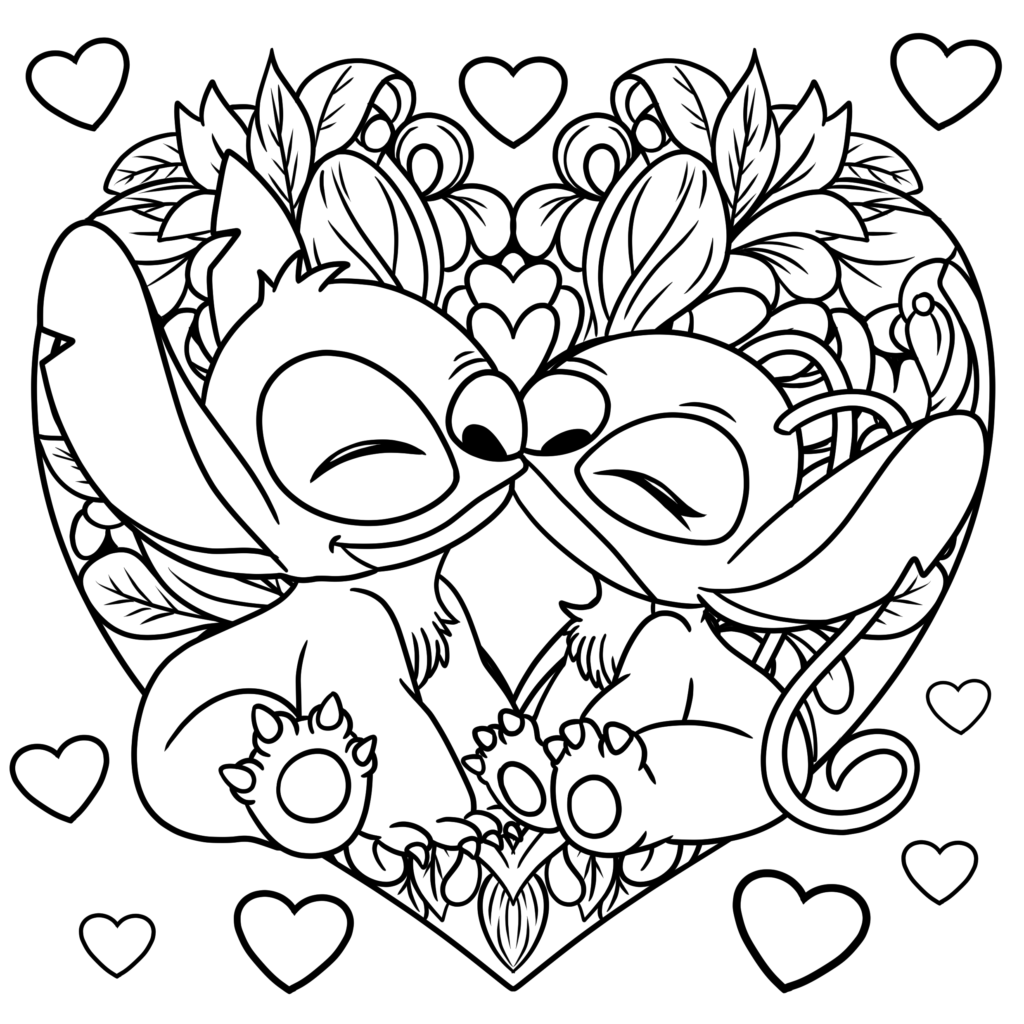 5 Free Printable Lilo And Stitch Coloring Pages TheToyZone