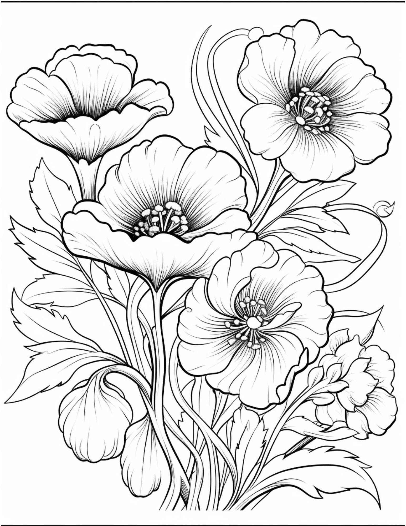 free coloring sheets flowers free coloring sheets flowers