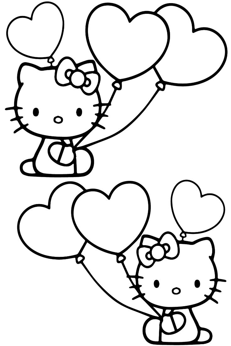 valentines day coloring pages hello kitty valentines day coloring pages hello kitty