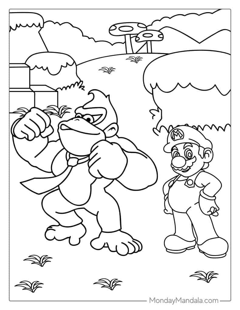 50 Mario Coloring Pages Free PDF Printables  50 Mario Coloring Pages Free PDF Printables