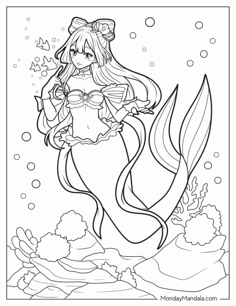 50 Mermaid Coloring Pages Free PDF Printables Worksheets Library 50 Mermaid Coloring Pages Free PDF Printables Worksheets Library