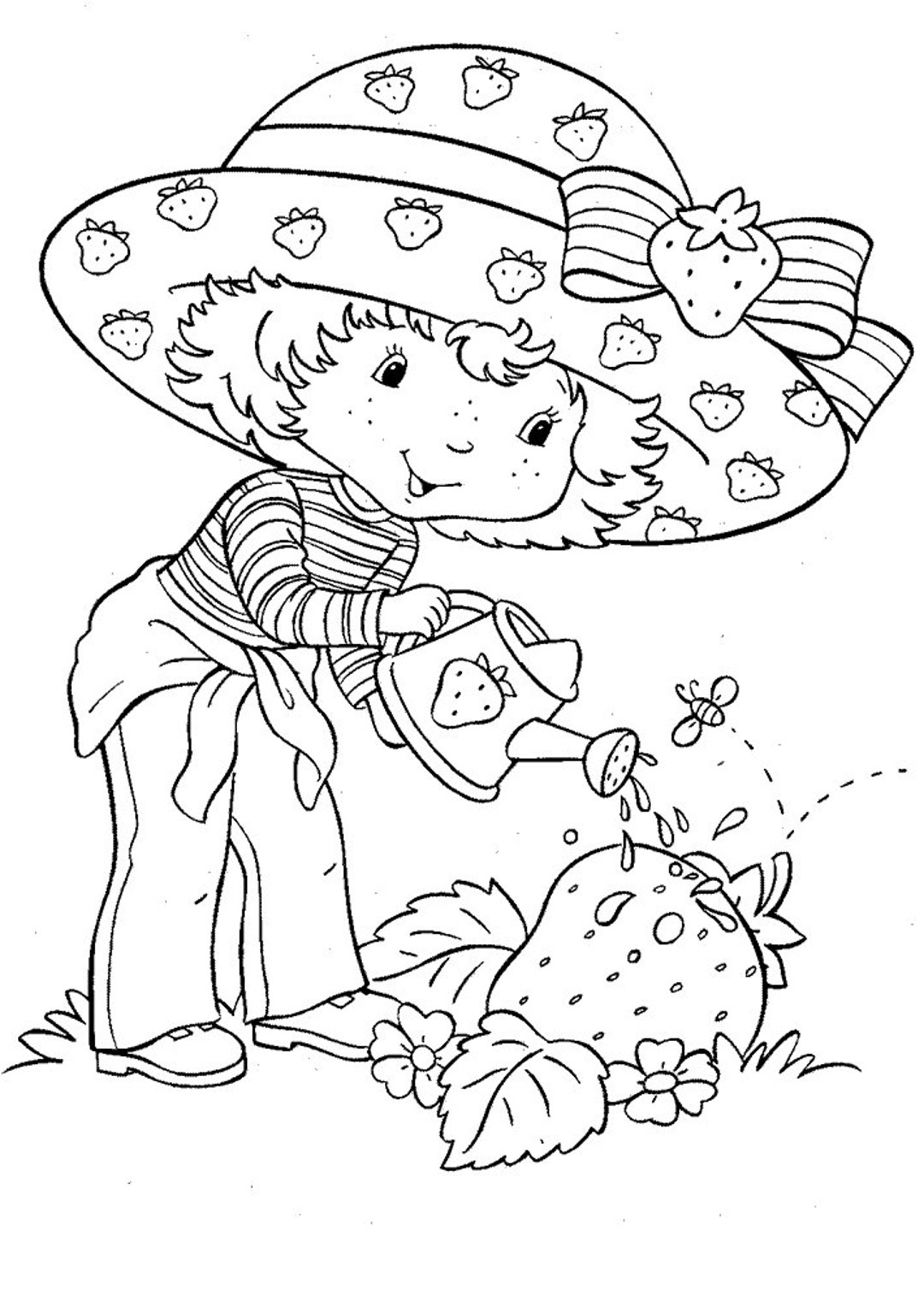 50 Pages Strawberry Shortcake Coloring Book Etsy 50 Pages Strawberry Shortcake Coloring Book Etsy